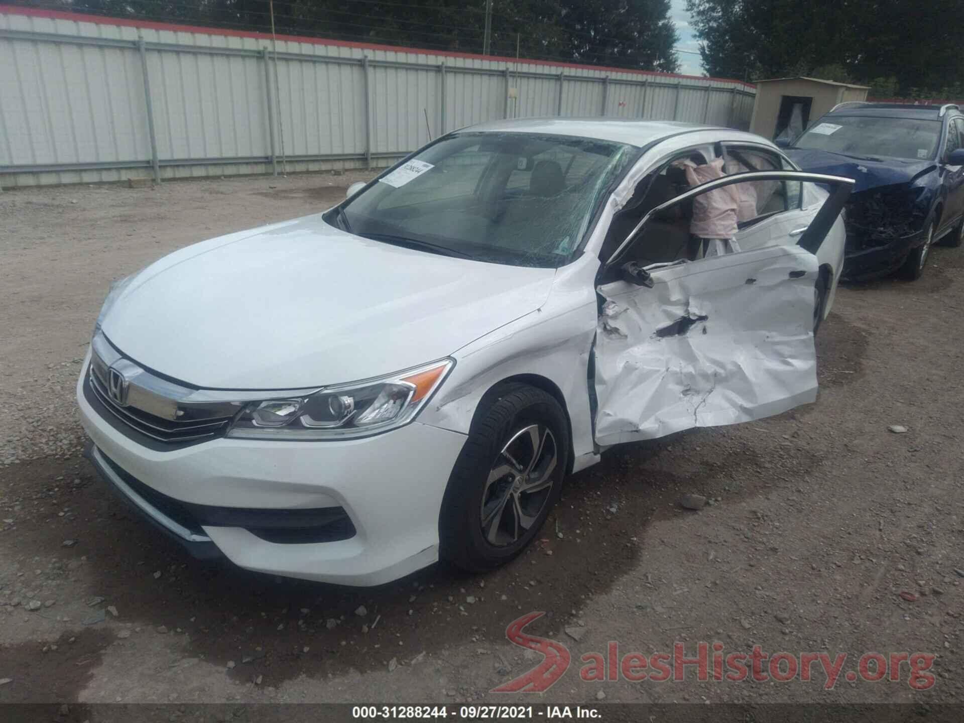 1HGCR2F39GA006482 2016 HONDA ACCORD SEDAN