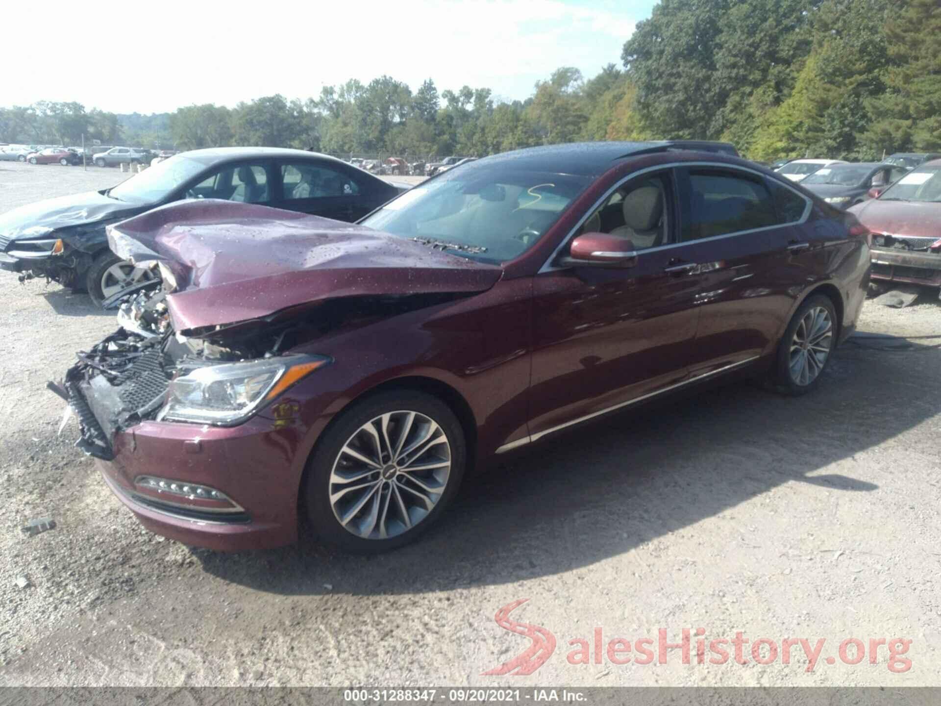 KMHGN4JE0GU108182 2016 HYUNDAI GENESIS