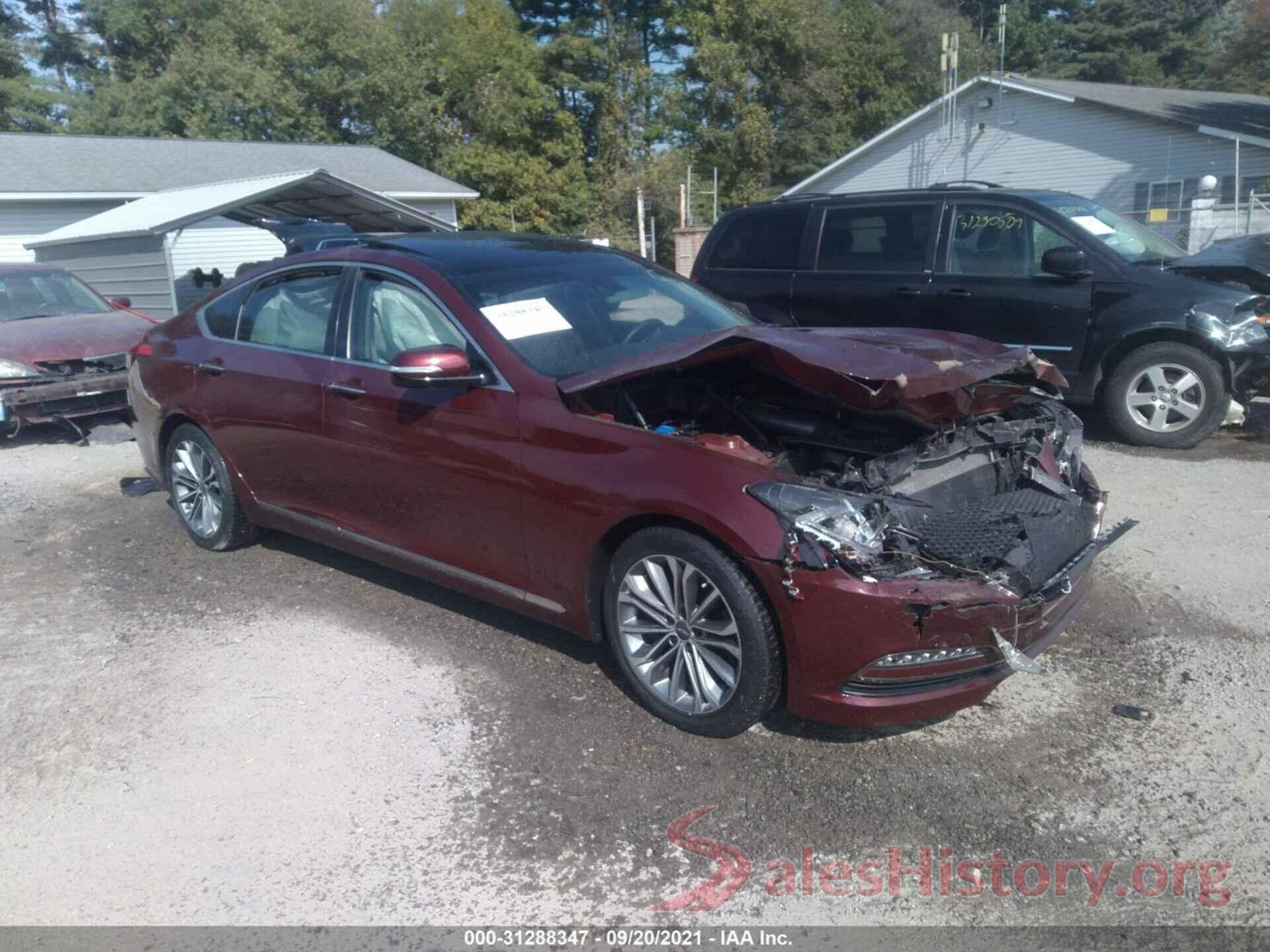 KMHGN4JE0GU108182 2016 HYUNDAI GENESIS