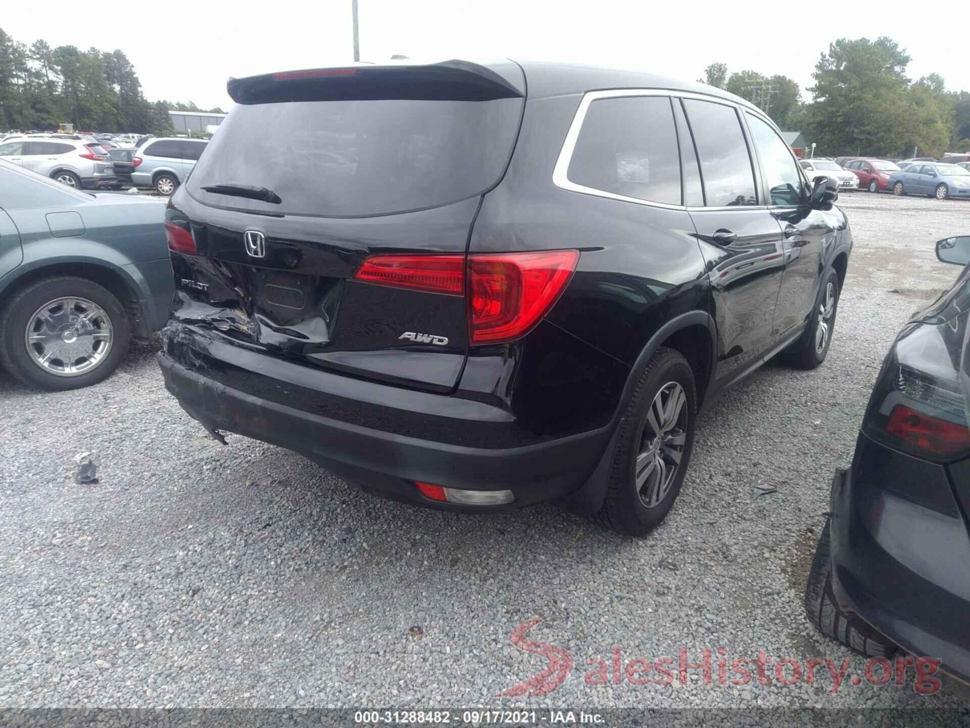 5FNYF6H61GB023912 2016 HONDA PILOT