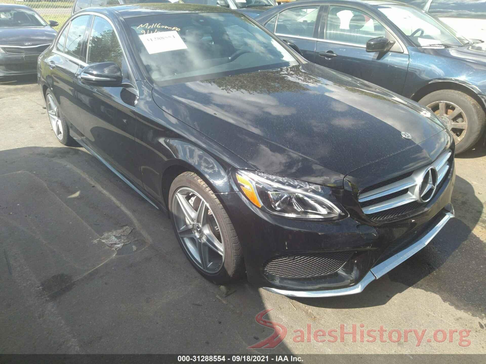 55SWF4KB5JU251421 2018 MERCEDES-BENZ C-CLASS