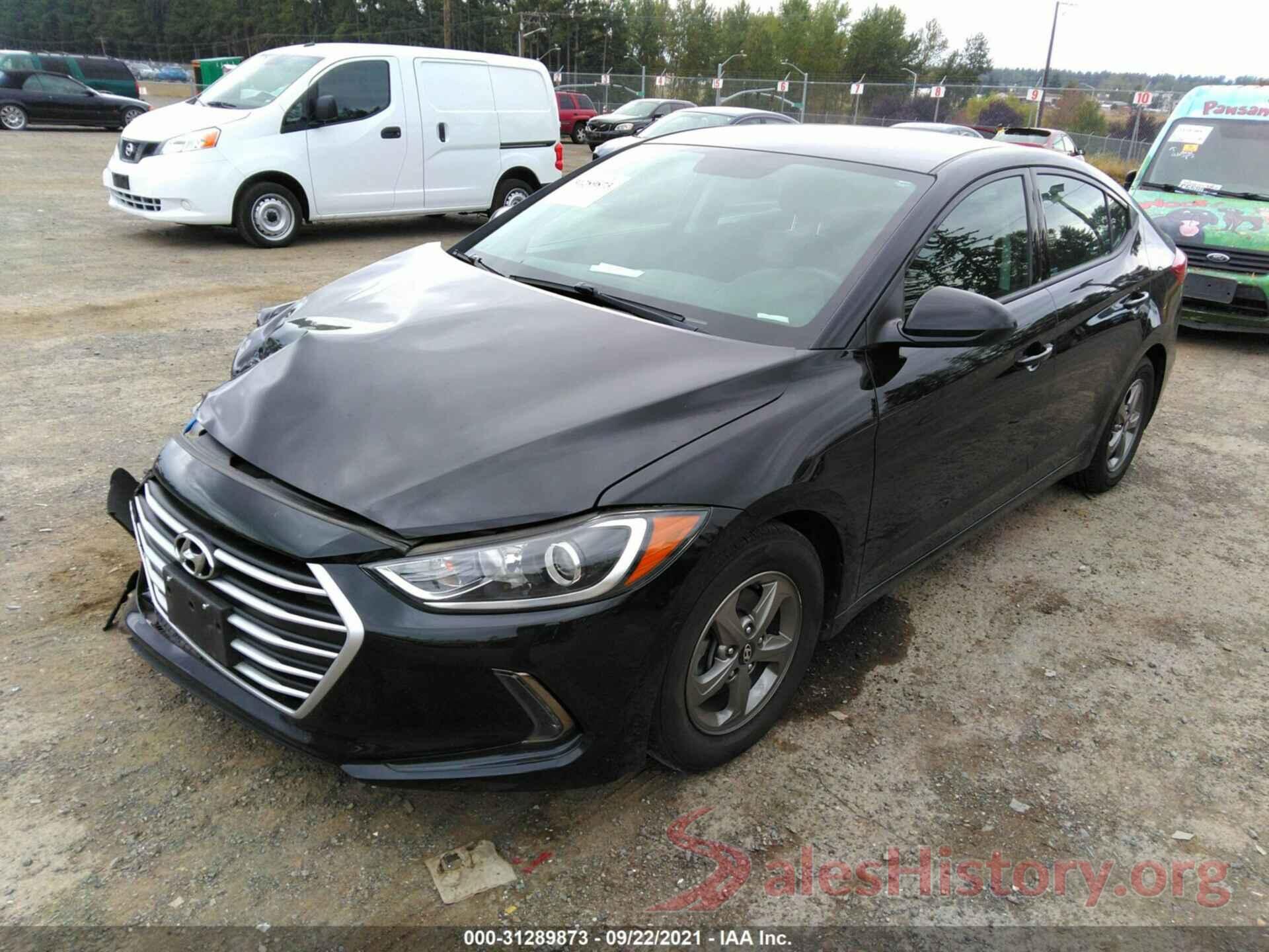 5NPD94LA2JH306740 2018 HYUNDAI ELANTRA