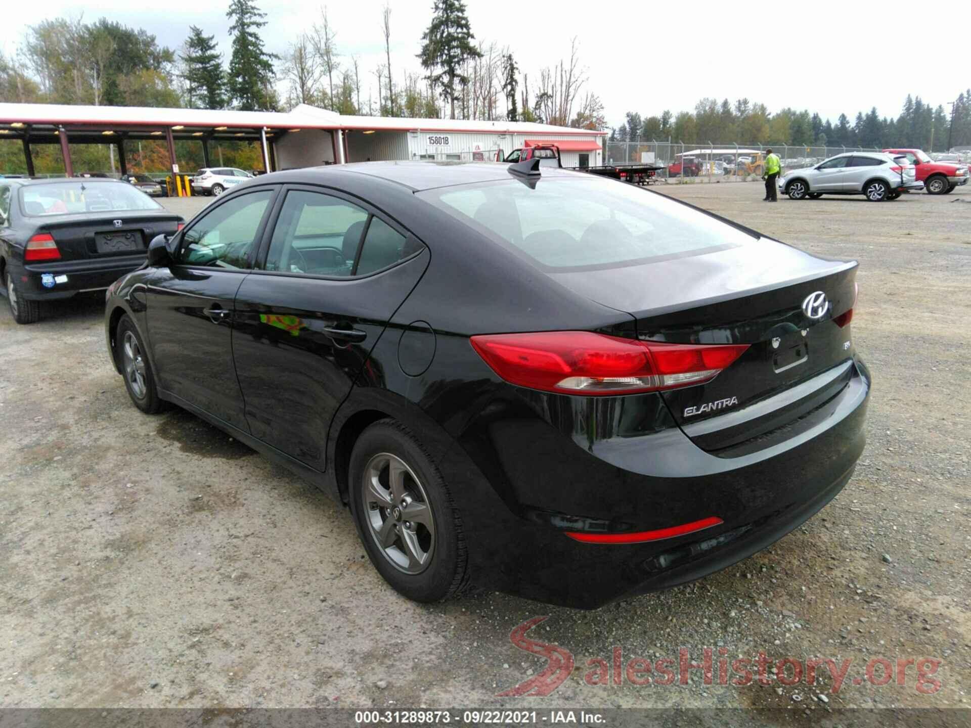 5NPD94LA2JH306740 2018 HYUNDAI ELANTRA