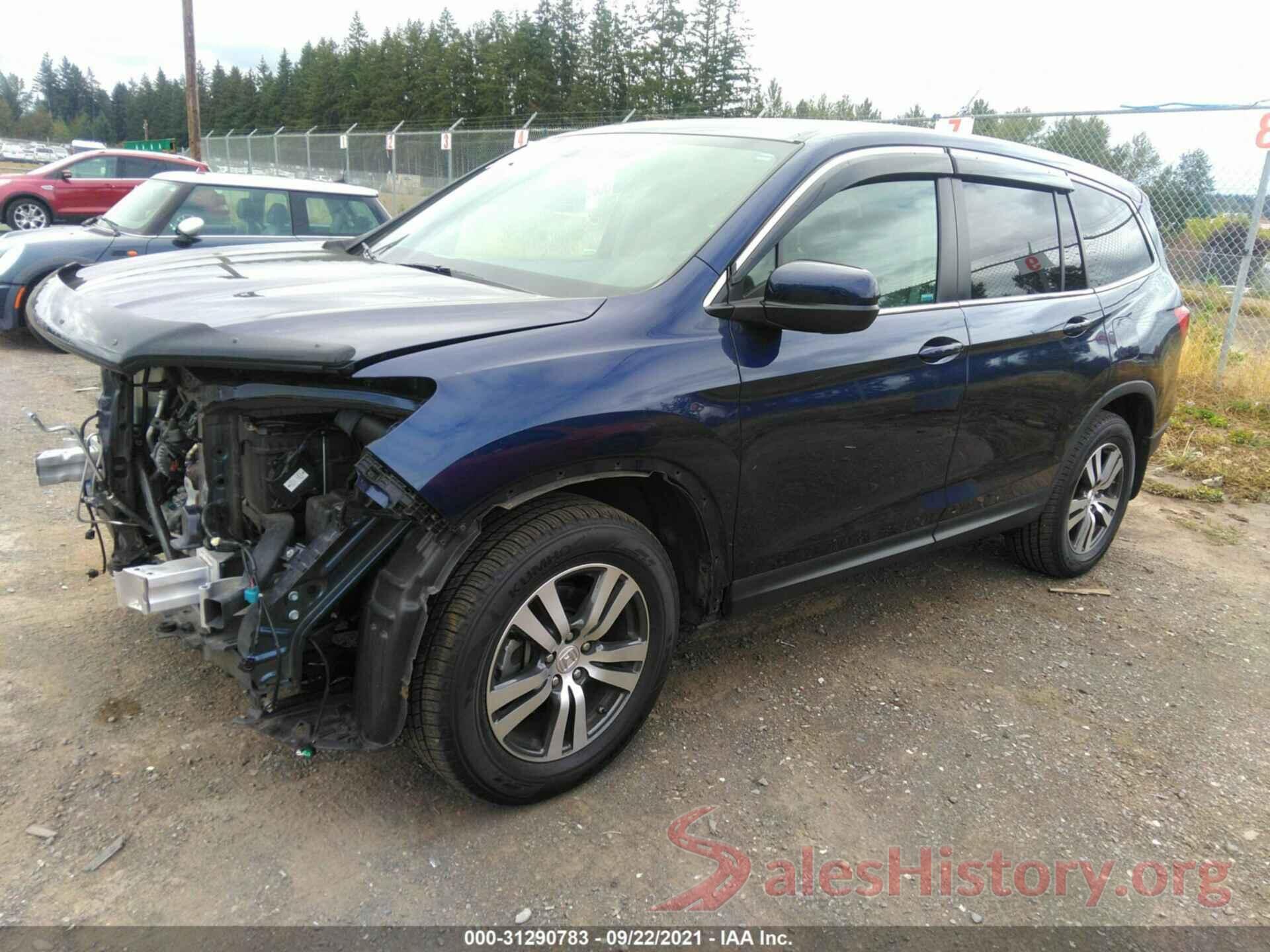 5FNYF6H56GB011147 2016 HONDA PILOT