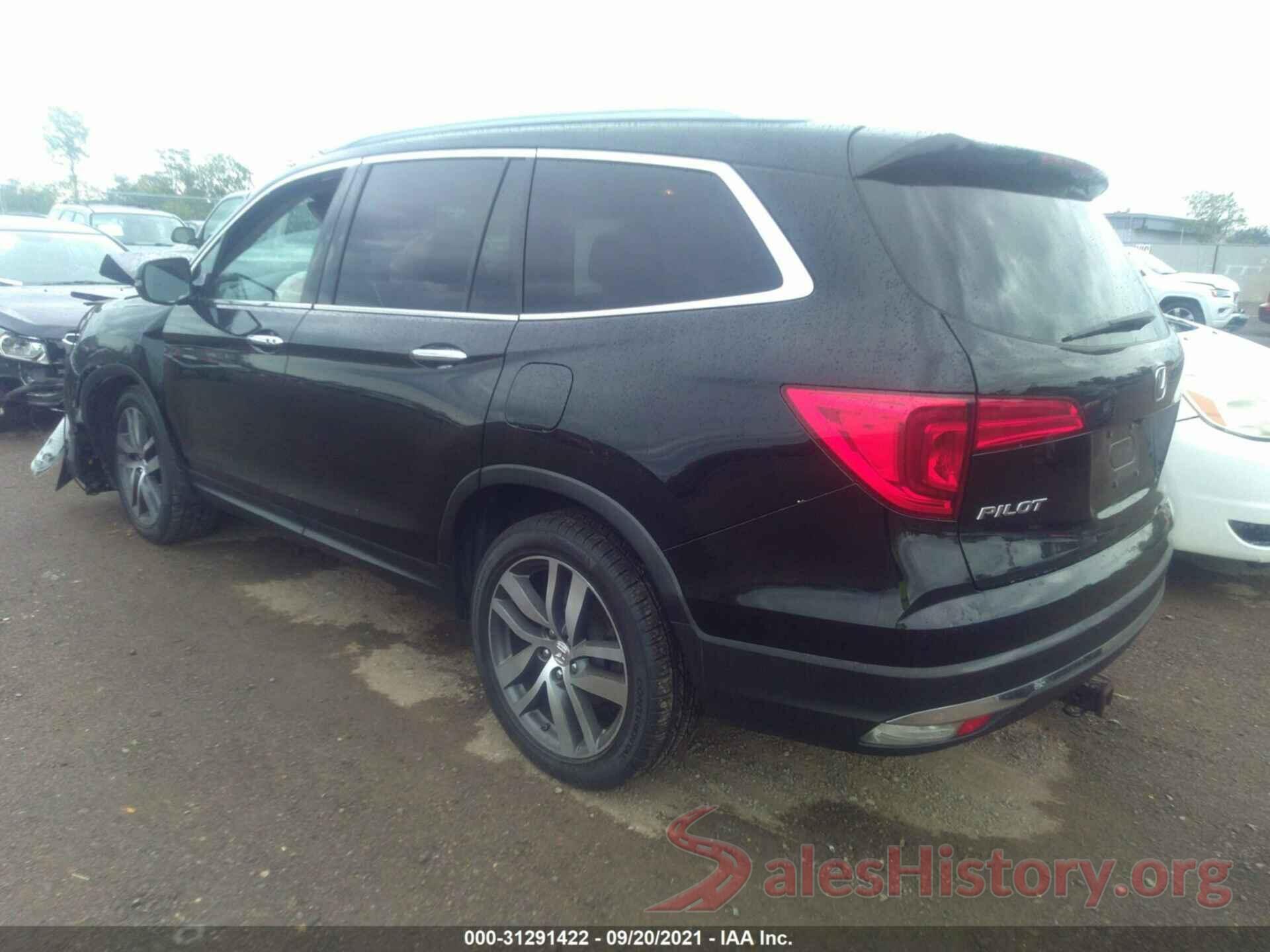 5FNYF6H09GB026682 2016 HONDA PILOT