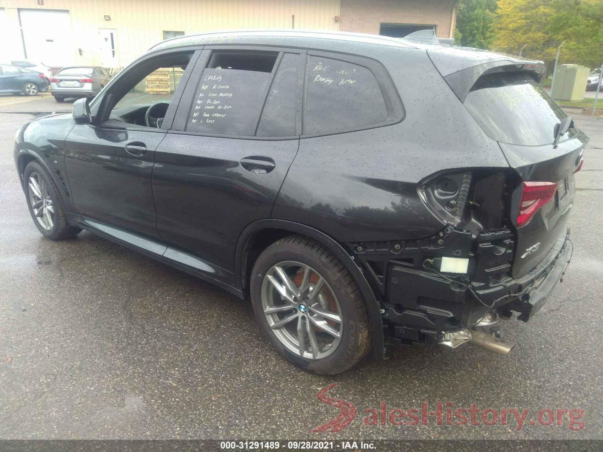 5UXTR9C51KLP77608 2019 BMW X3