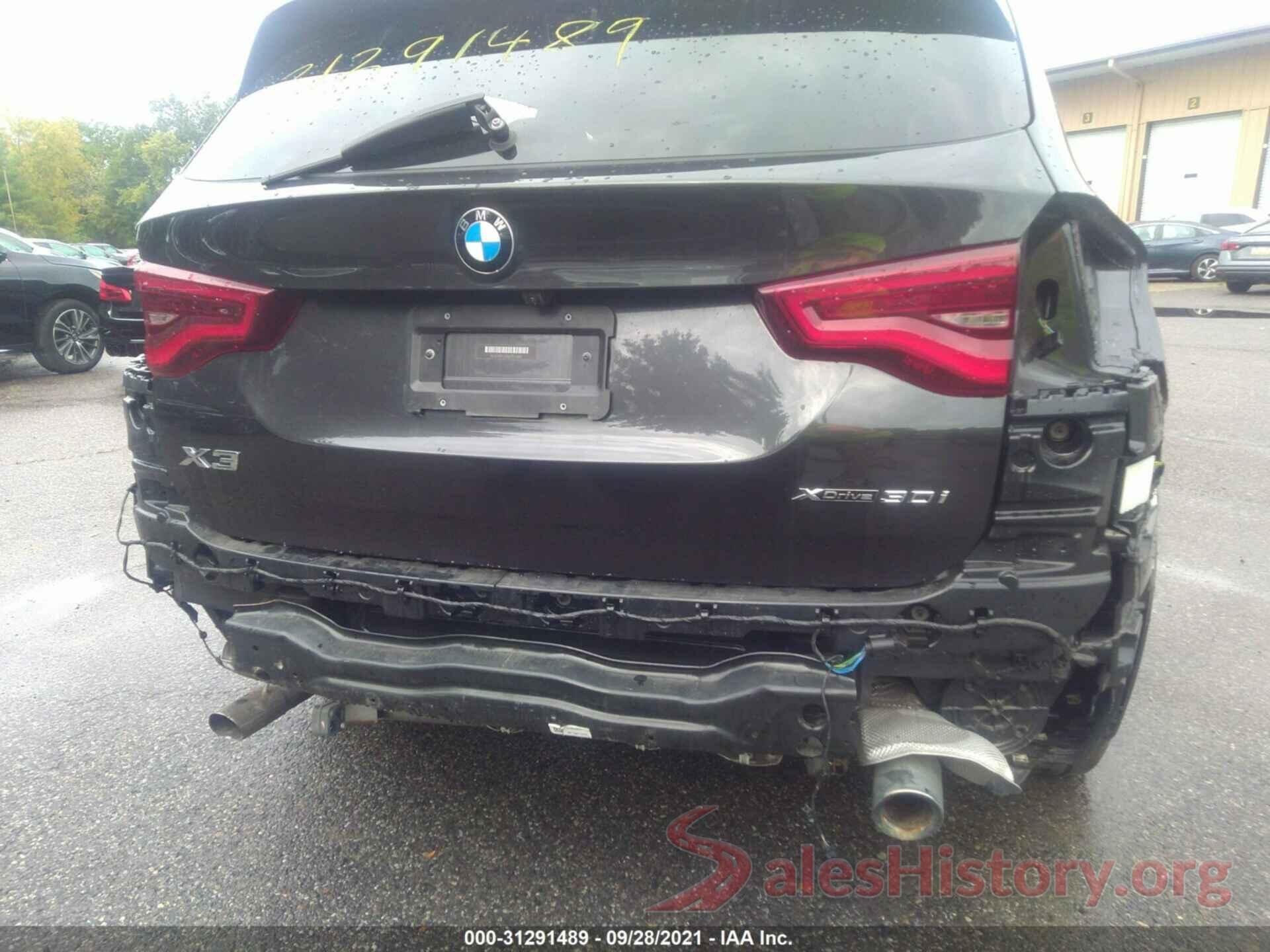 5UXTR9C51KLP77608 2019 BMW X3