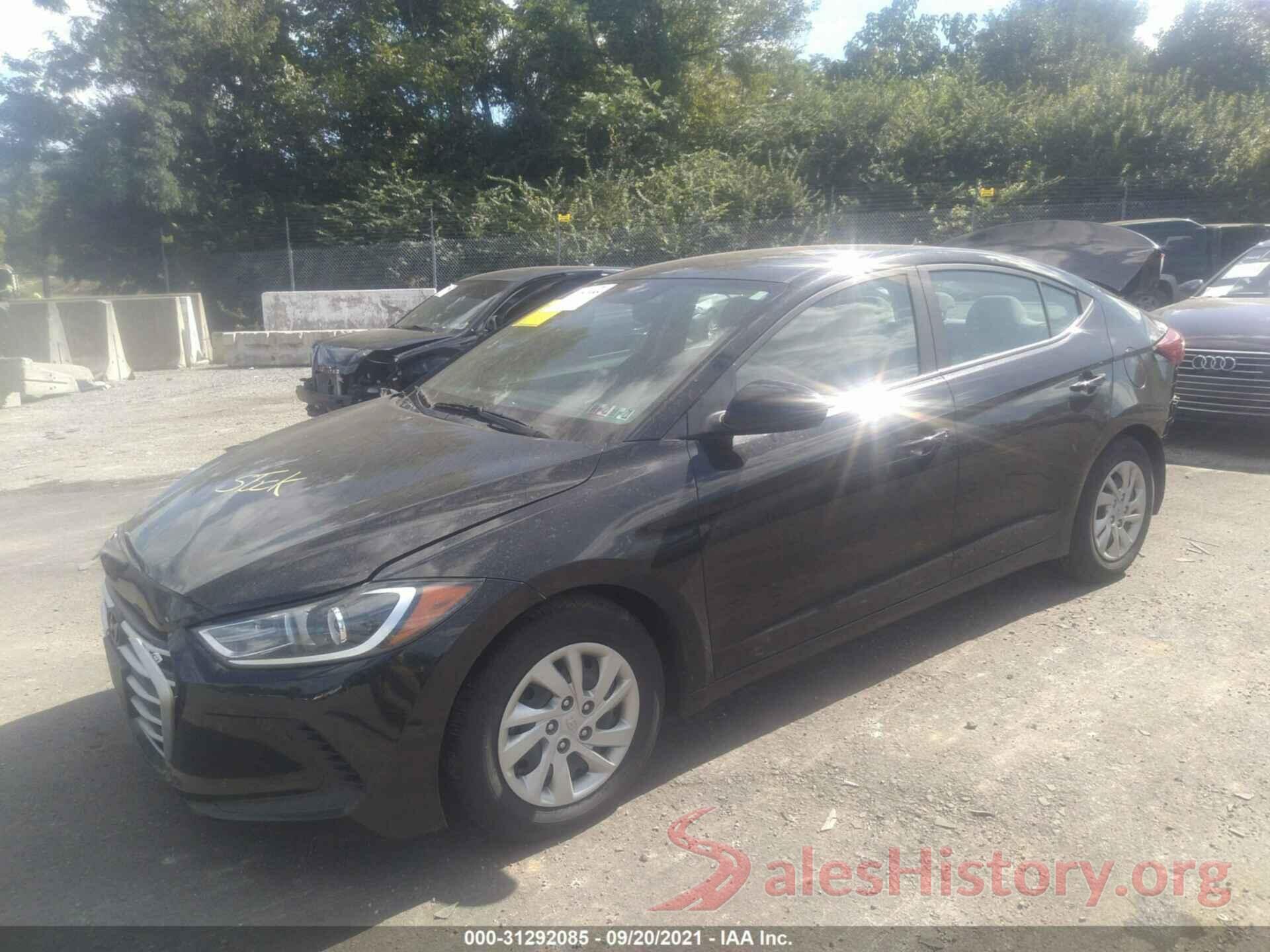 KMHD74LF6HU214124 2017 HYUNDAI ELANTRA