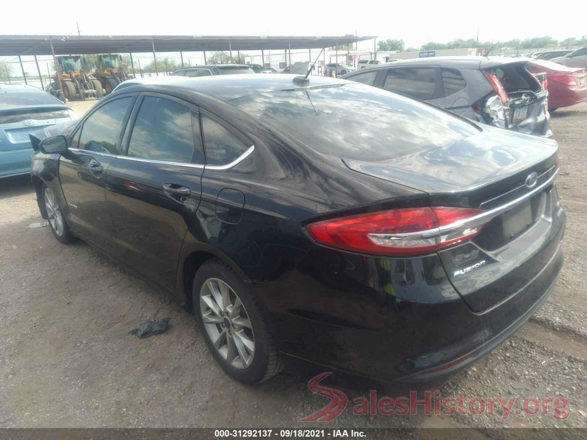 3FA6P0LU8HR190720 2017 FORD FUSION