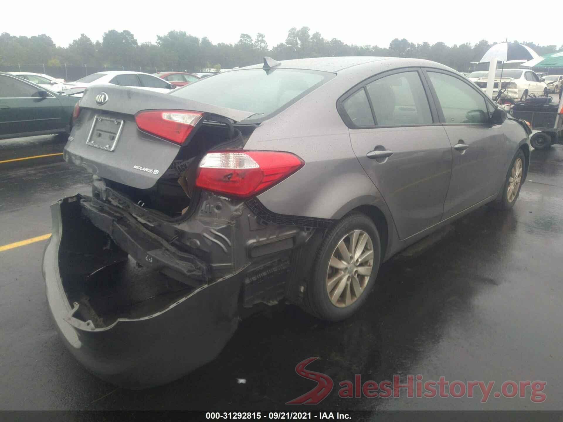 KNAFX4A61G5470483 2016 KIA FORTE