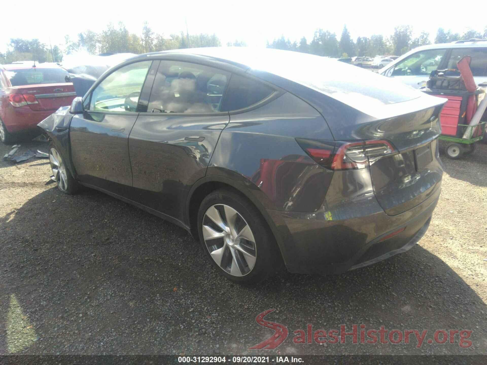 5YJYGDEE2MF212609 2021 TESLA MODEL Y