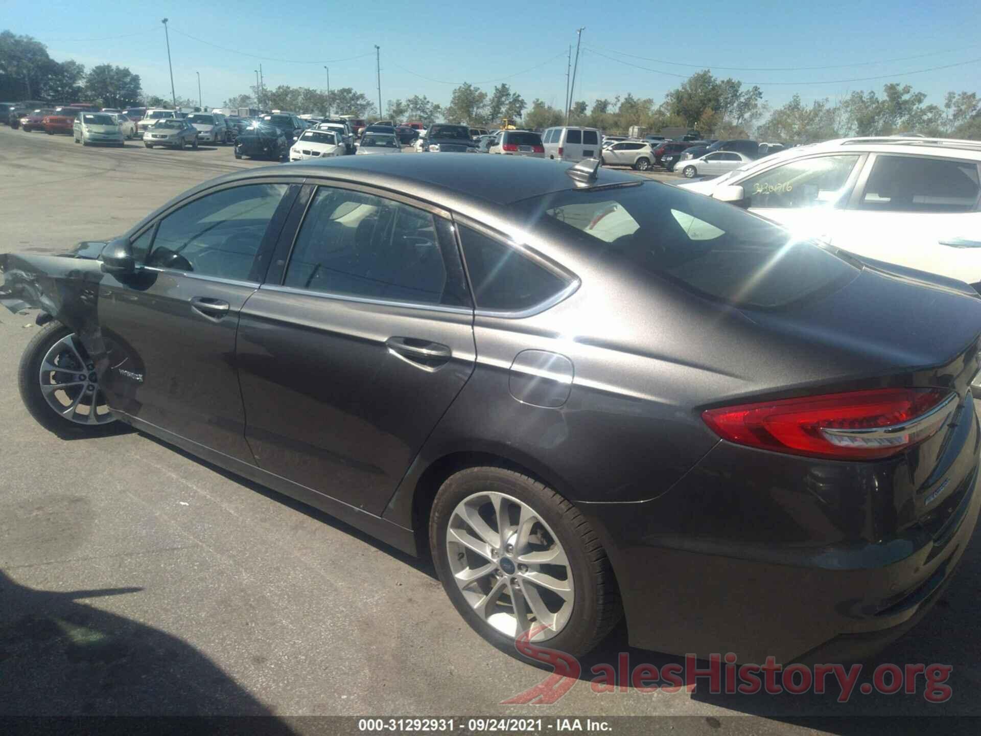 3FA6P0LU6KR195650 2019 FORD FUSION HYBRID