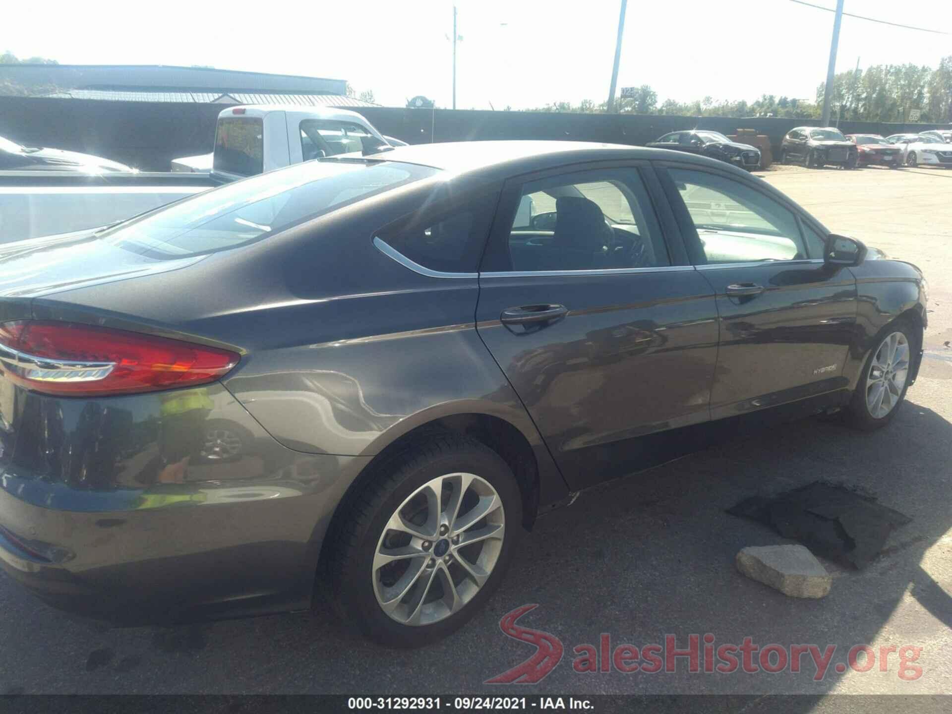 3FA6P0LU6KR195650 2019 FORD FUSION HYBRID