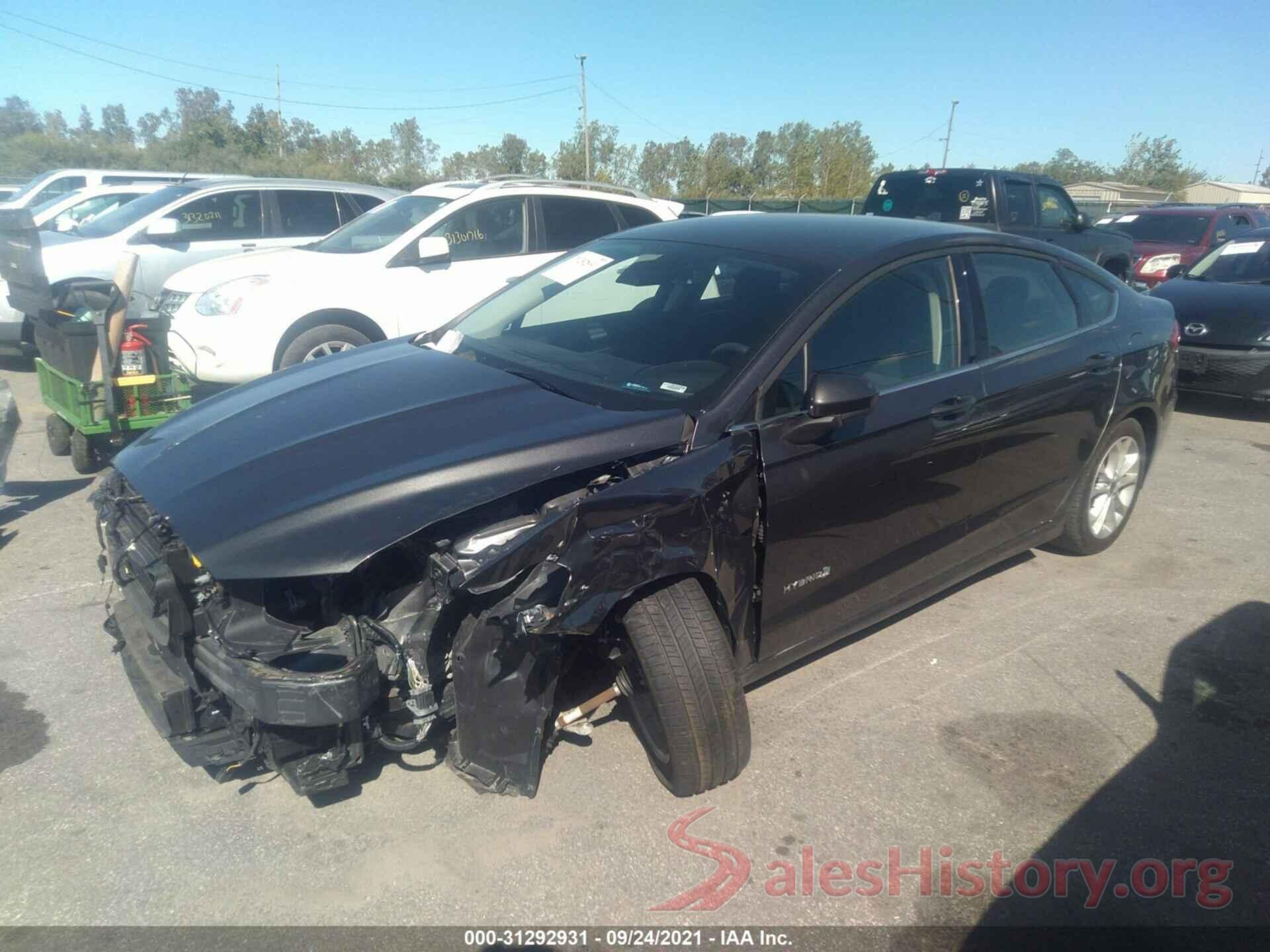 3FA6P0LU6KR195650 2019 FORD FUSION HYBRID