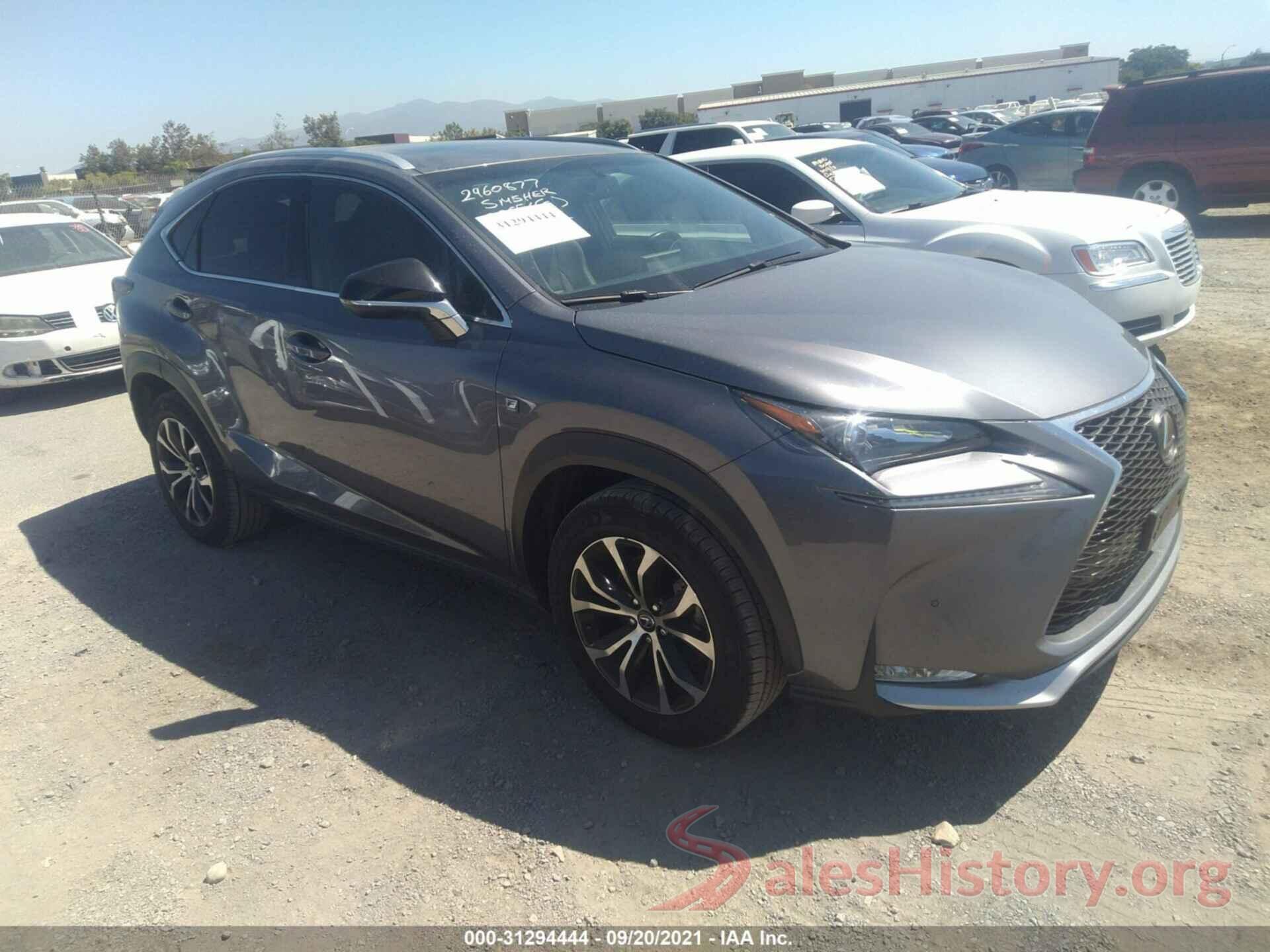 JTJYARBZ9H2077964 2017 LEXUS NX