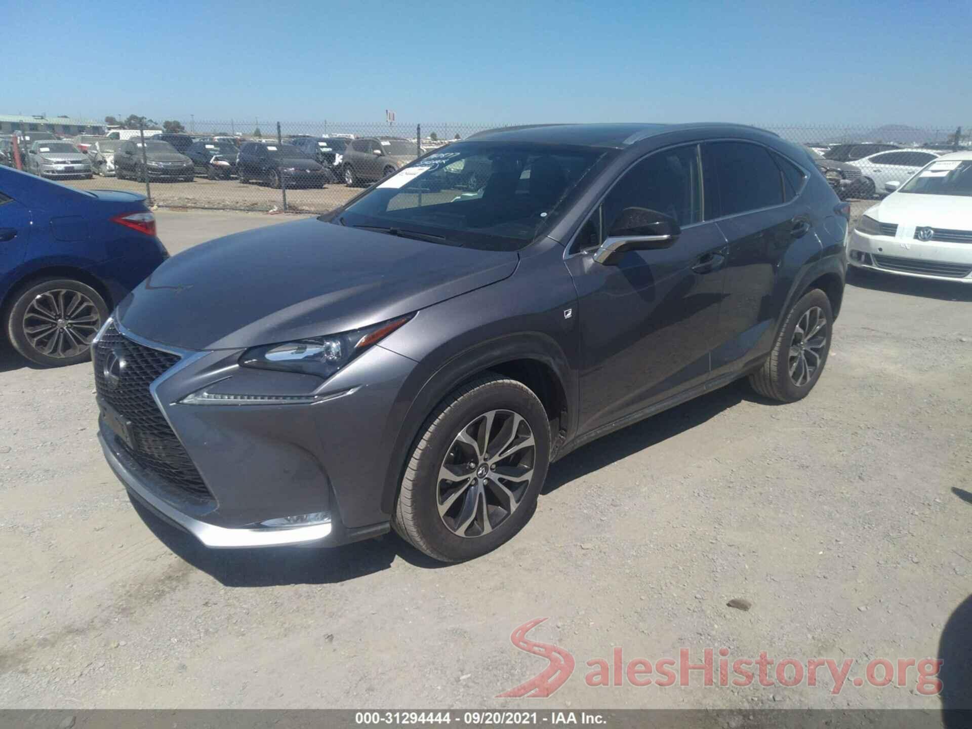 JTJYARBZ9H2077964 2017 LEXUS NX