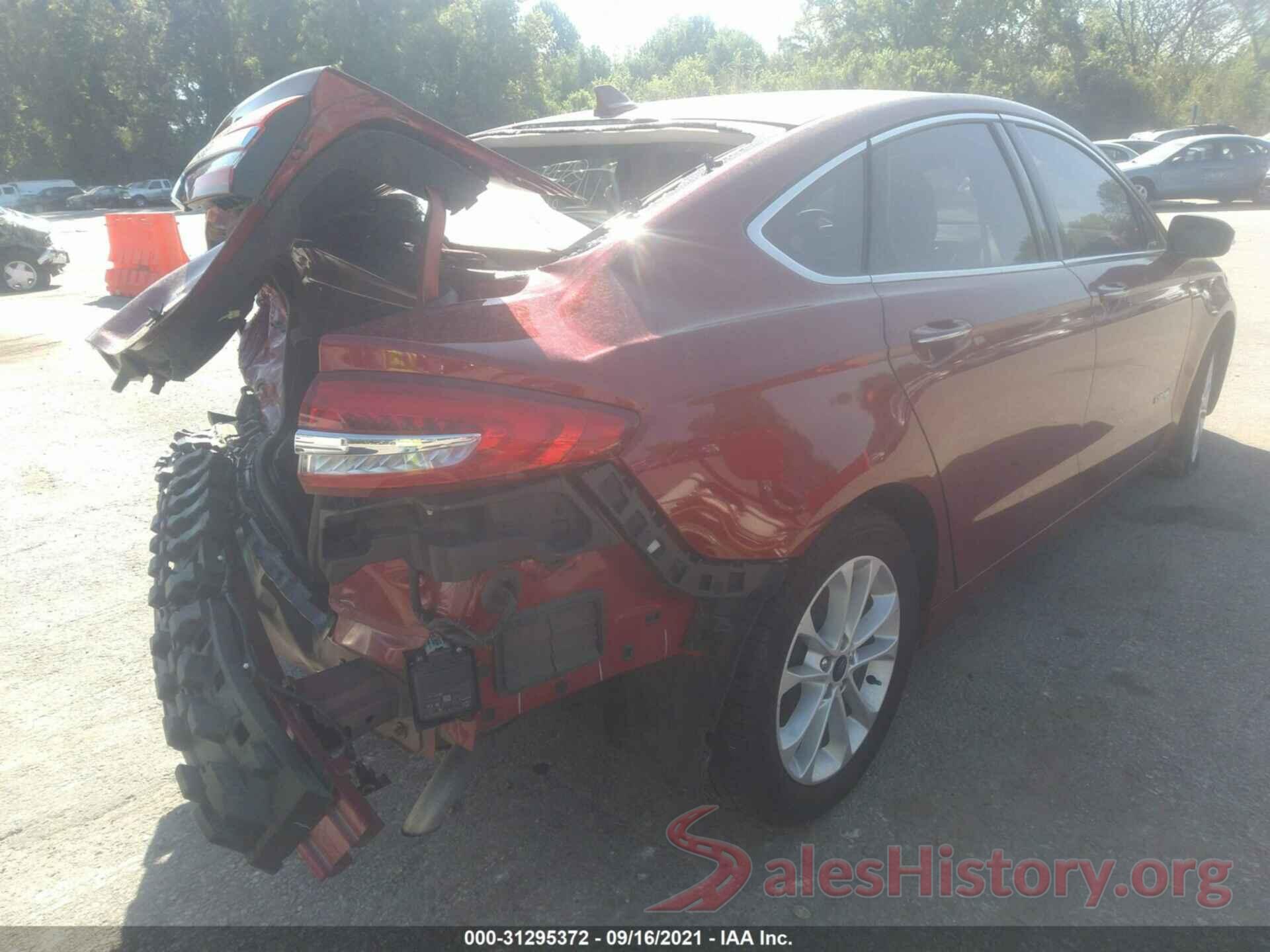 3FA6P0MU8KR259136 2019 FORD FUSION HYBRID