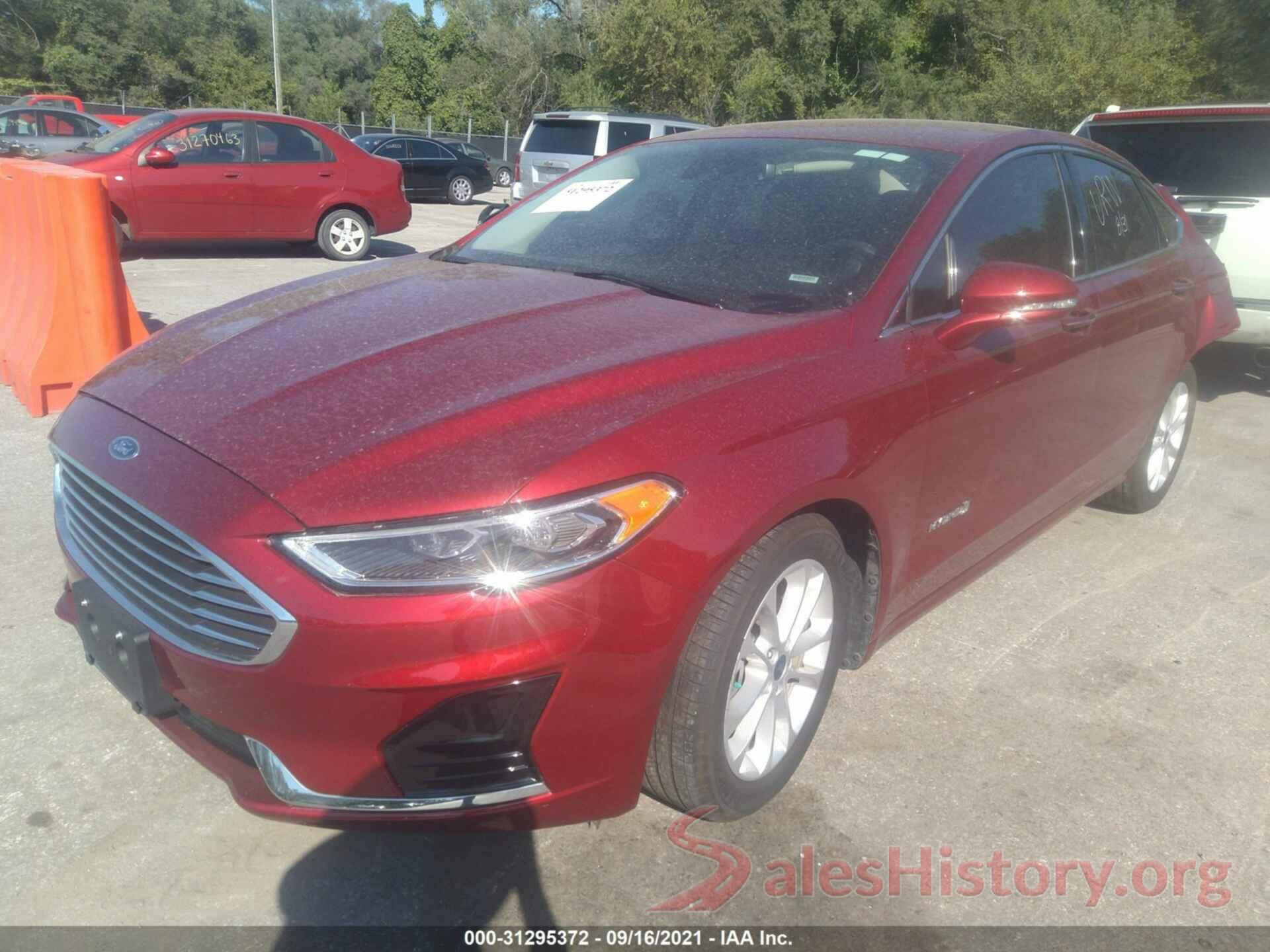 3FA6P0MU8KR259136 2019 FORD FUSION HYBRID