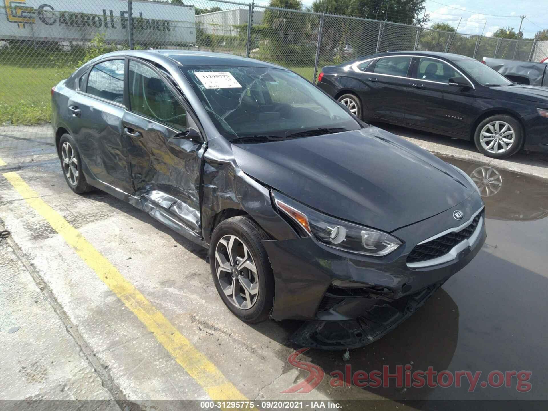 3KPF24ADXLE201994 2020 KIA FORTE