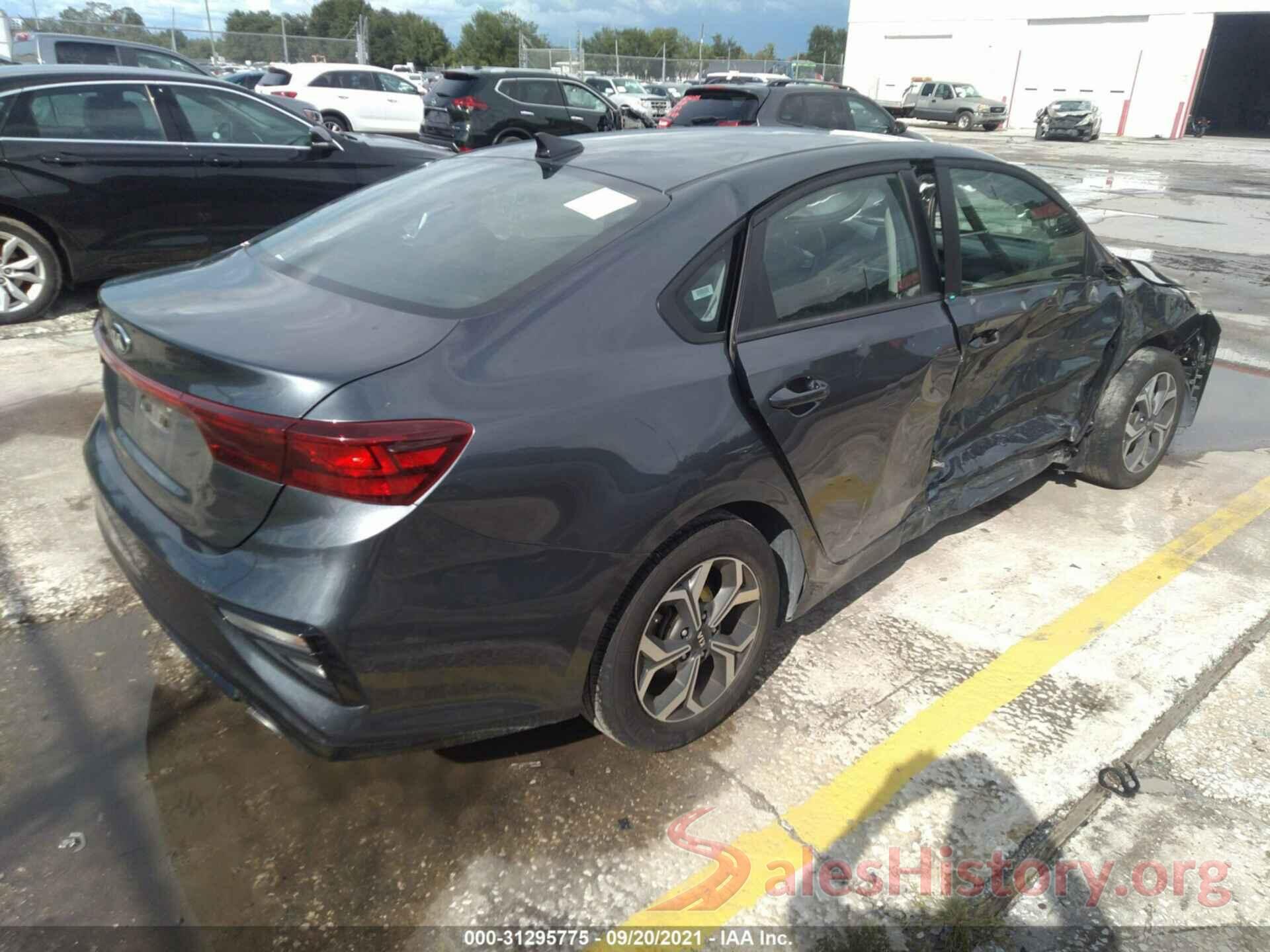 3KPF24ADXLE201994 2020 KIA FORTE