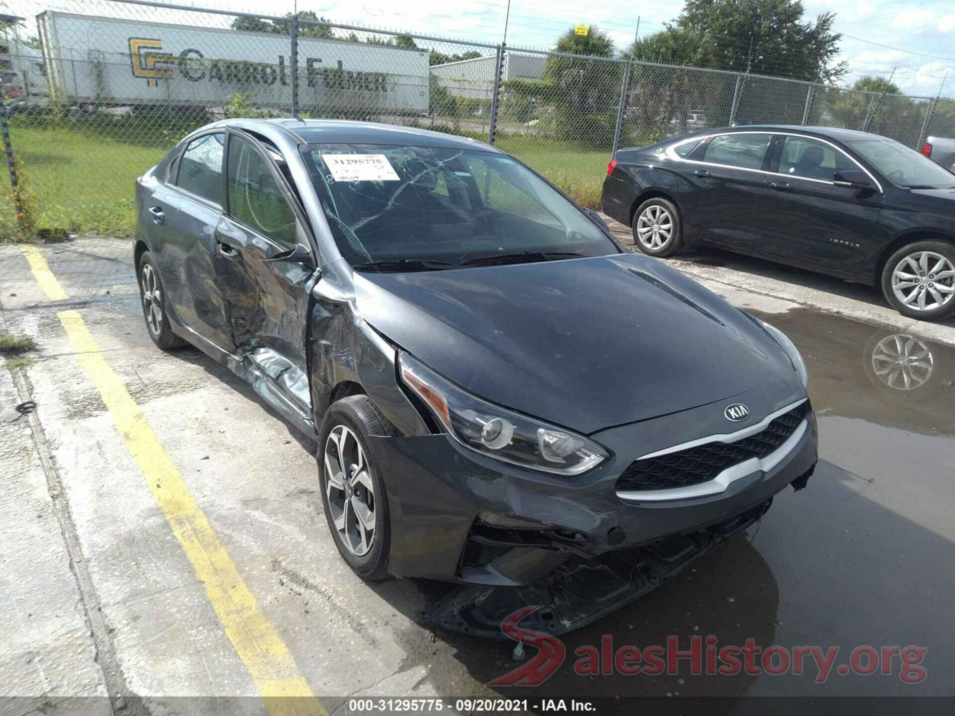 3KPF24ADXLE201994 2020 KIA FORTE