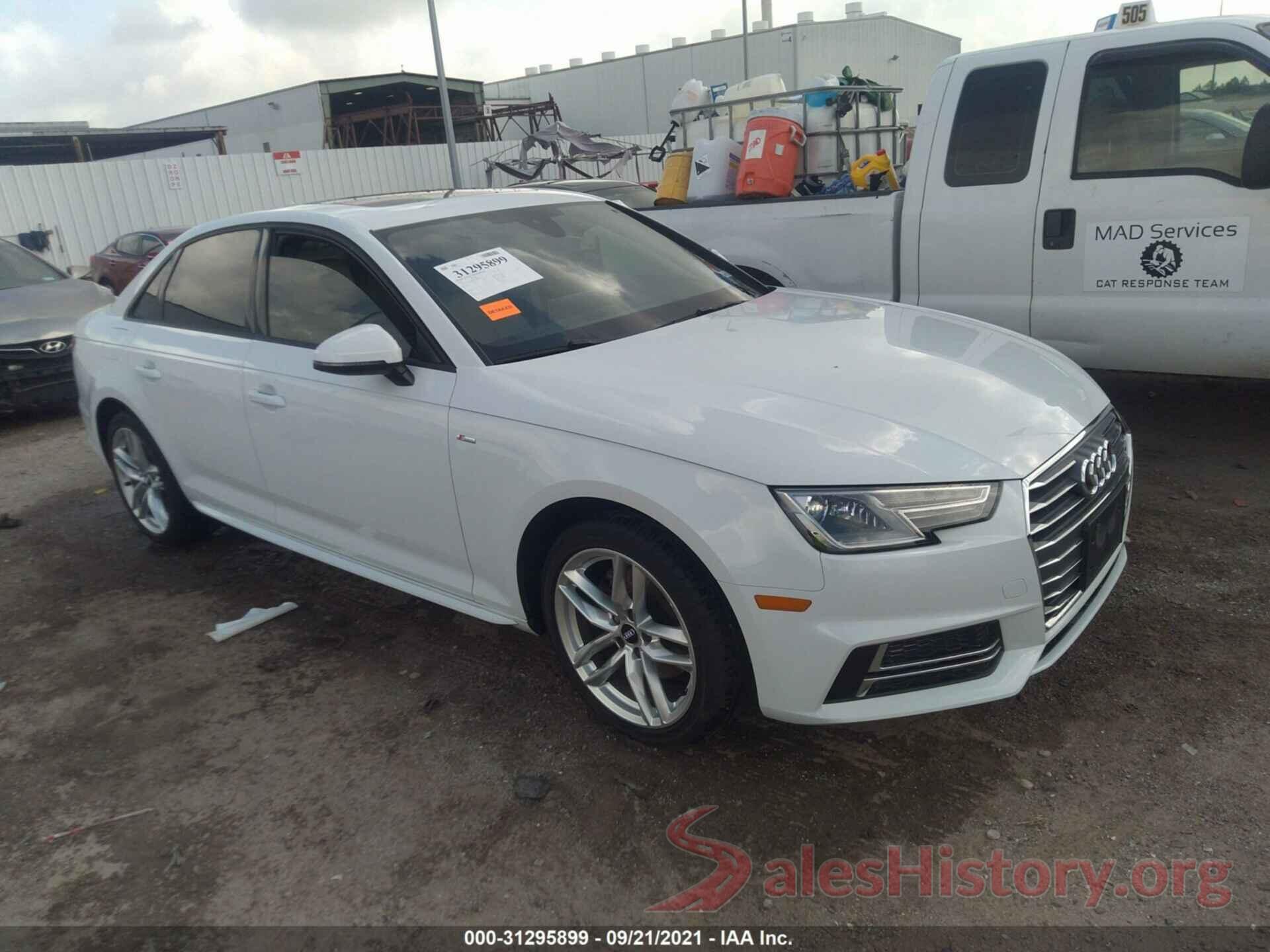 WAUKMAF41HN058370 2017 AUDI A4