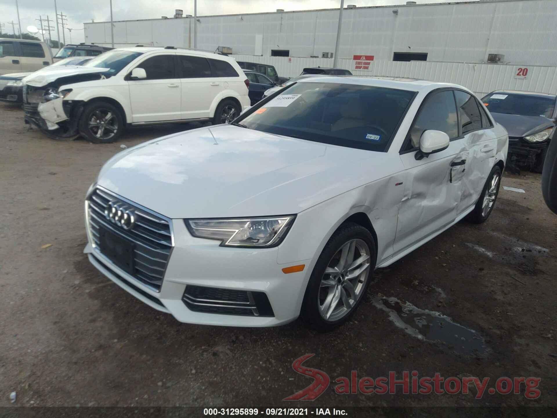 WAUKMAF41HN058370 2017 AUDI A4