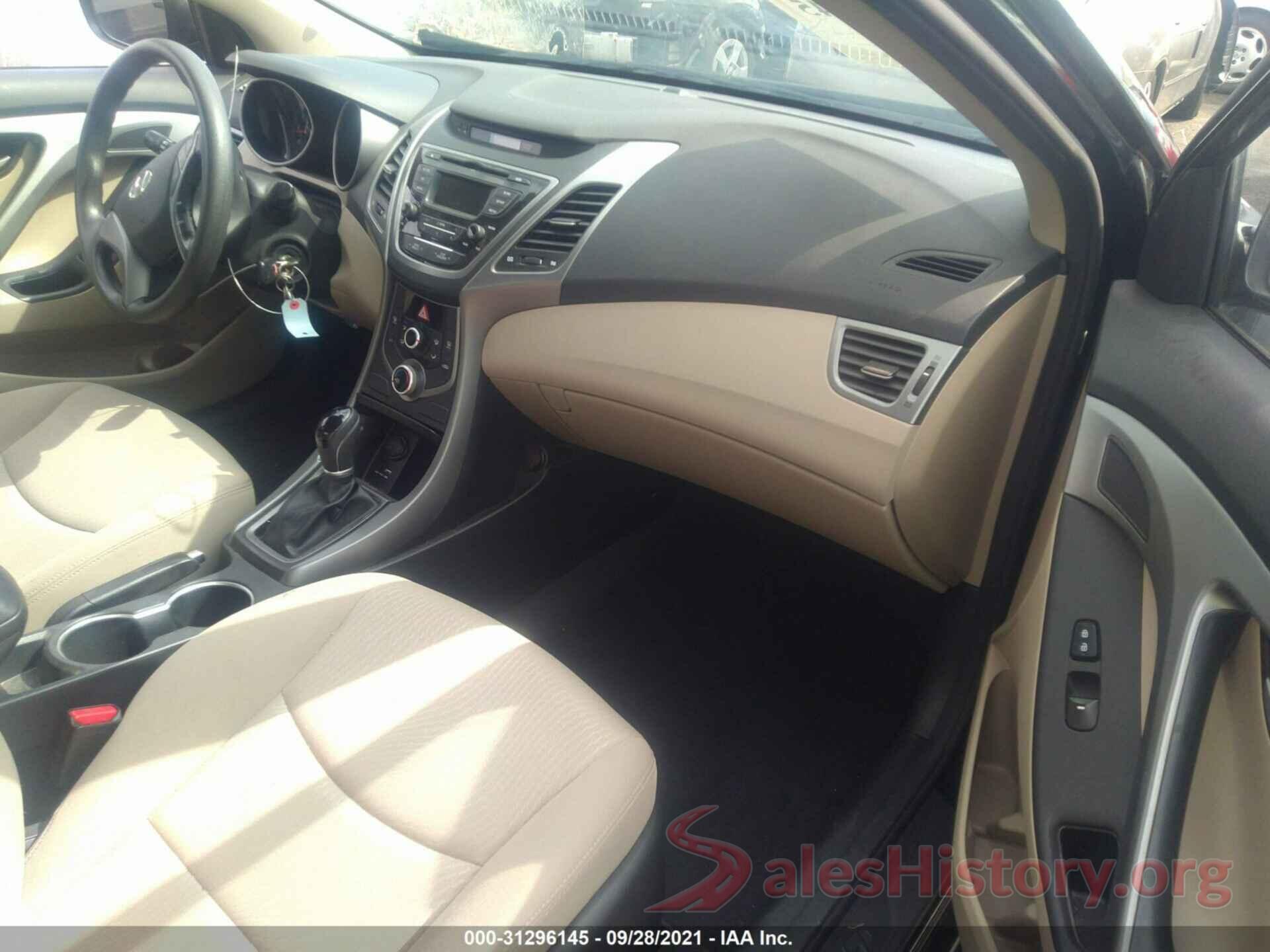 KMHDH4AE1GU646089 2016 HYUNDAI ELANTRA