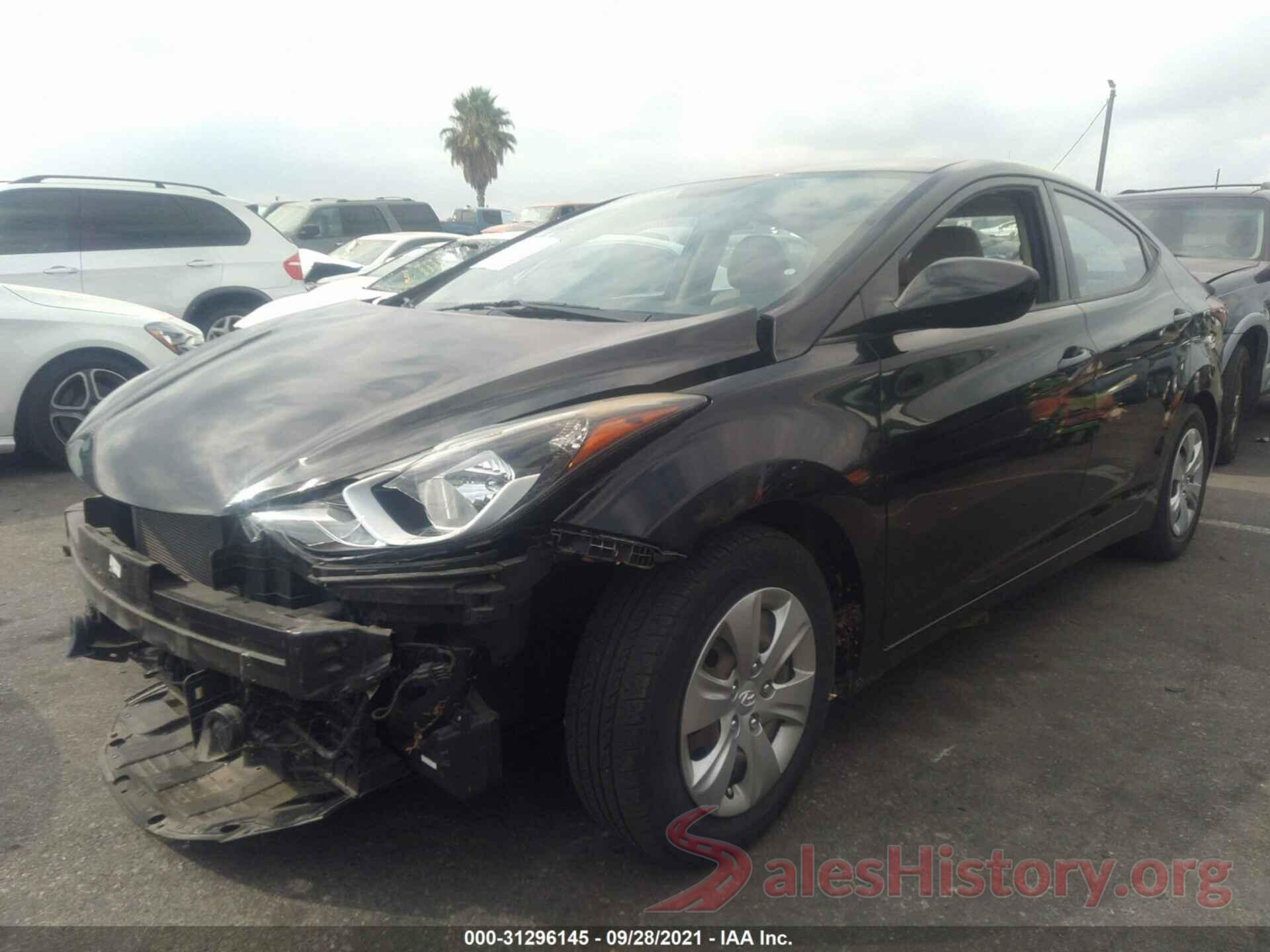 KMHDH4AE1GU646089 2016 HYUNDAI ELANTRA