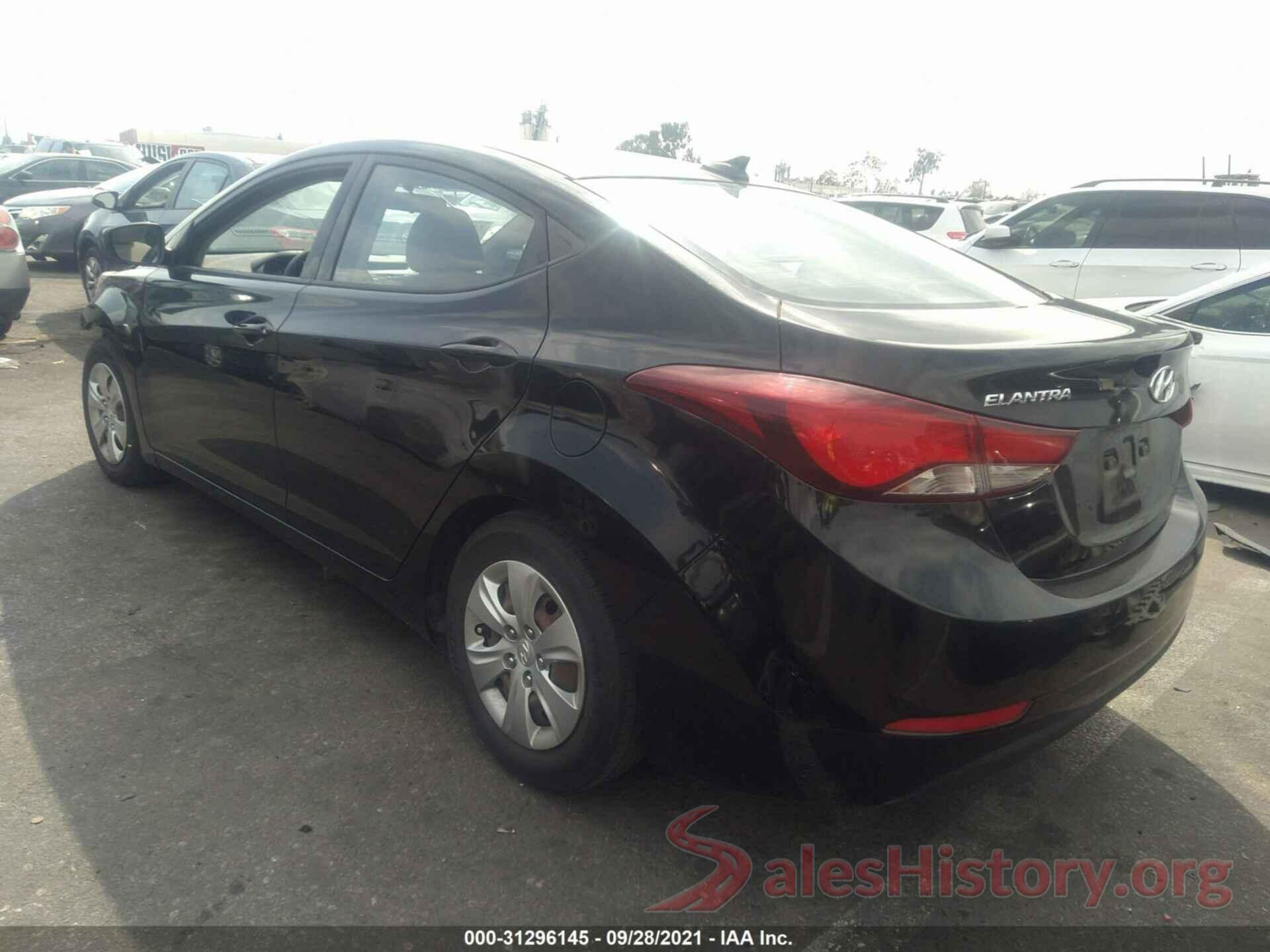 KMHDH4AE1GU646089 2016 HYUNDAI ELANTRA