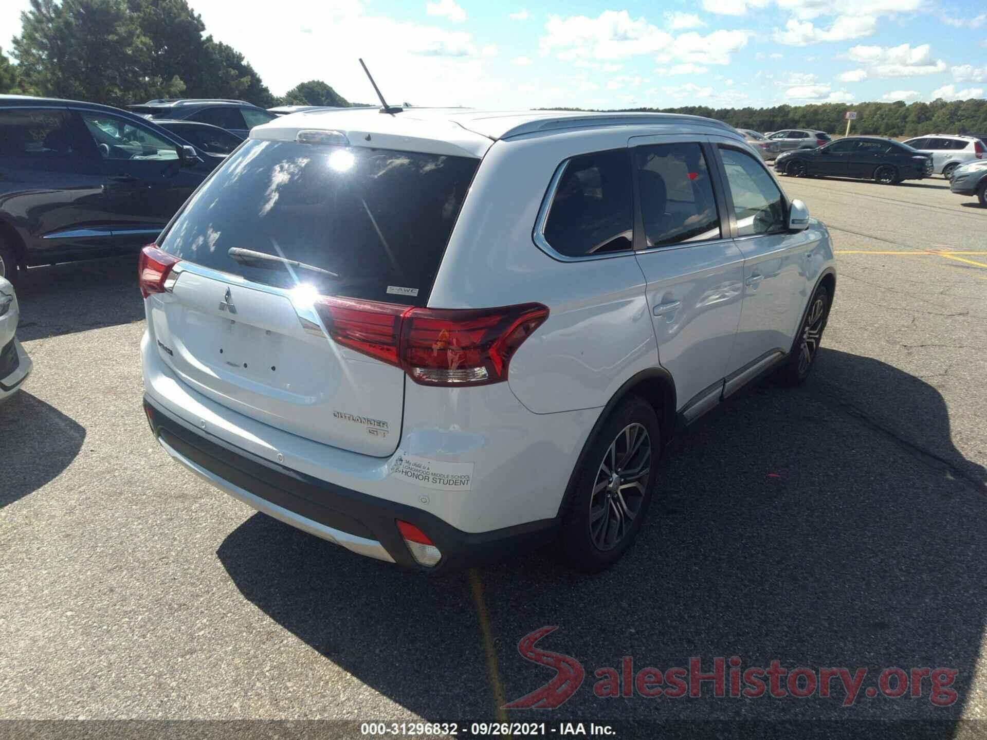 JA4JZ4AXXGZ014436 2016 MITSUBISHI OUTLANDER