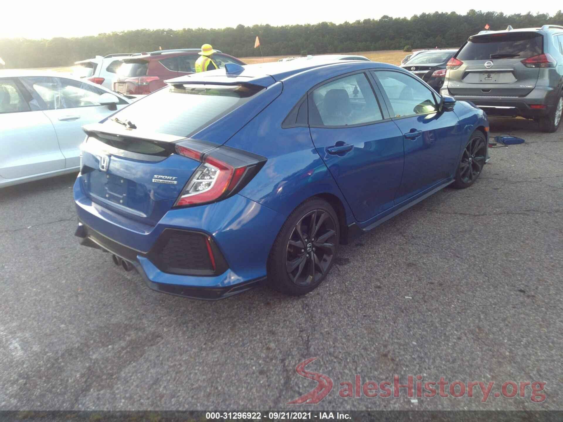 SHHFK7H91JU401591 2018 HONDA CIVIC HATCHBACK