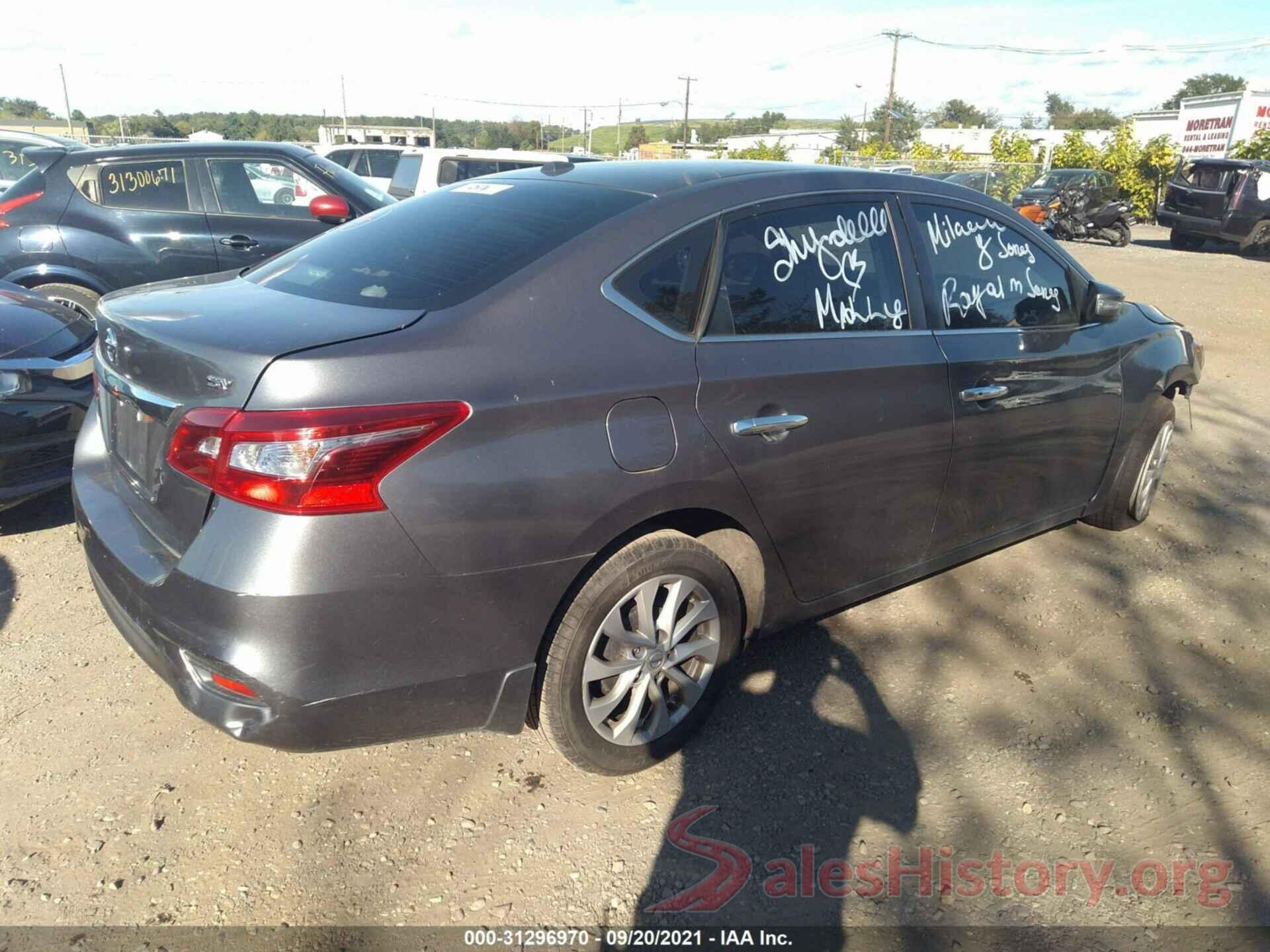 3N1AB7AP8KL607310 2019 NISSAN SENTRA