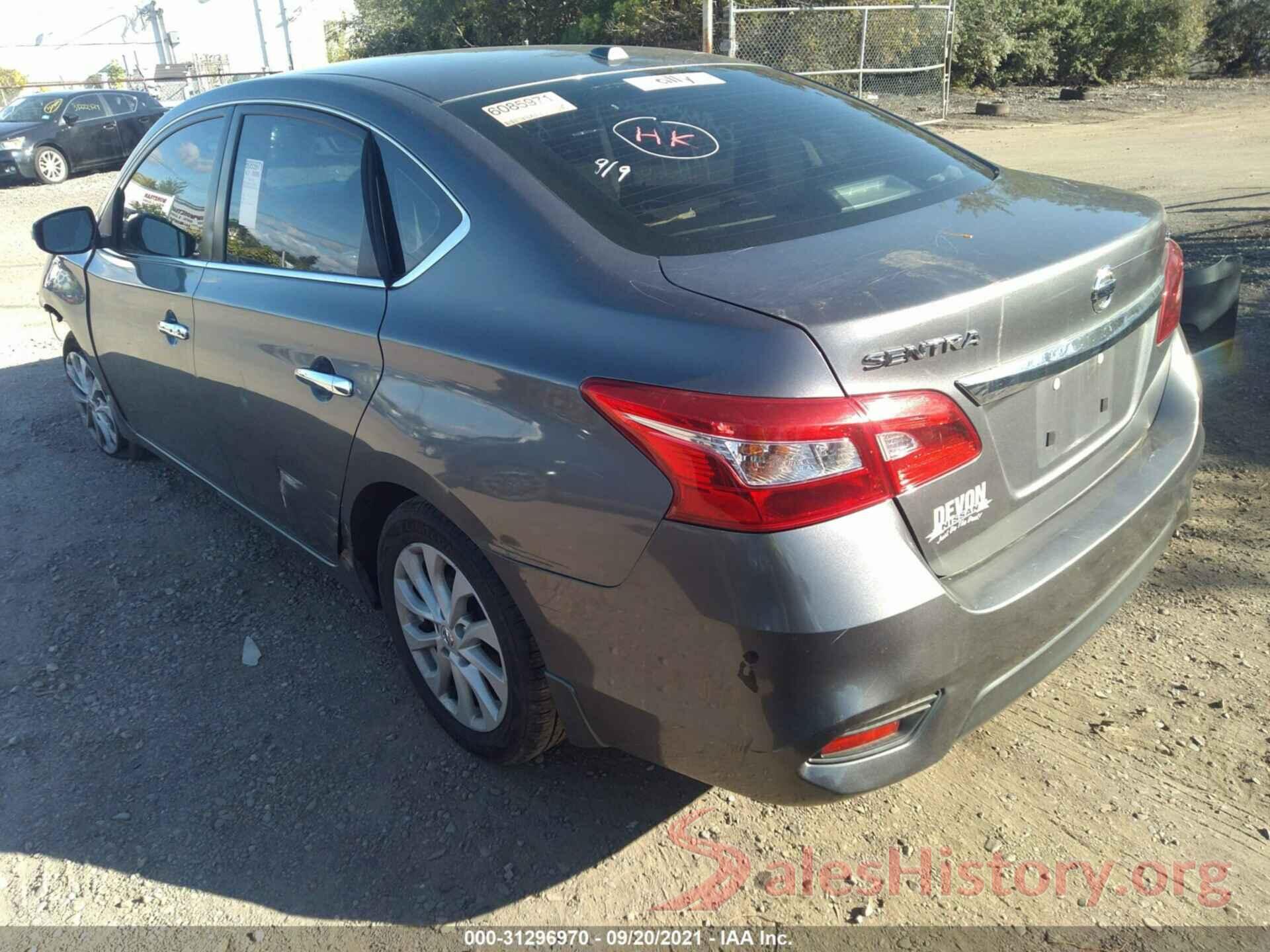 3N1AB7AP8KL607310 2019 NISSAN SENTRA