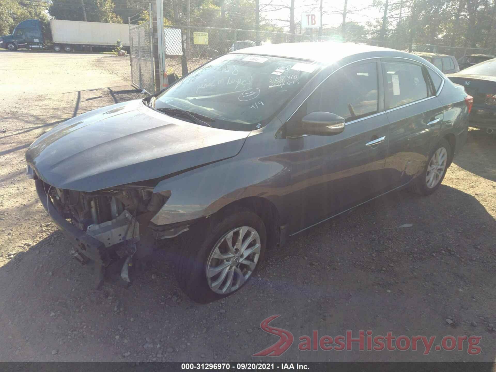 3N1AB7AP8KL607310 2019 NISSAN SENTRA