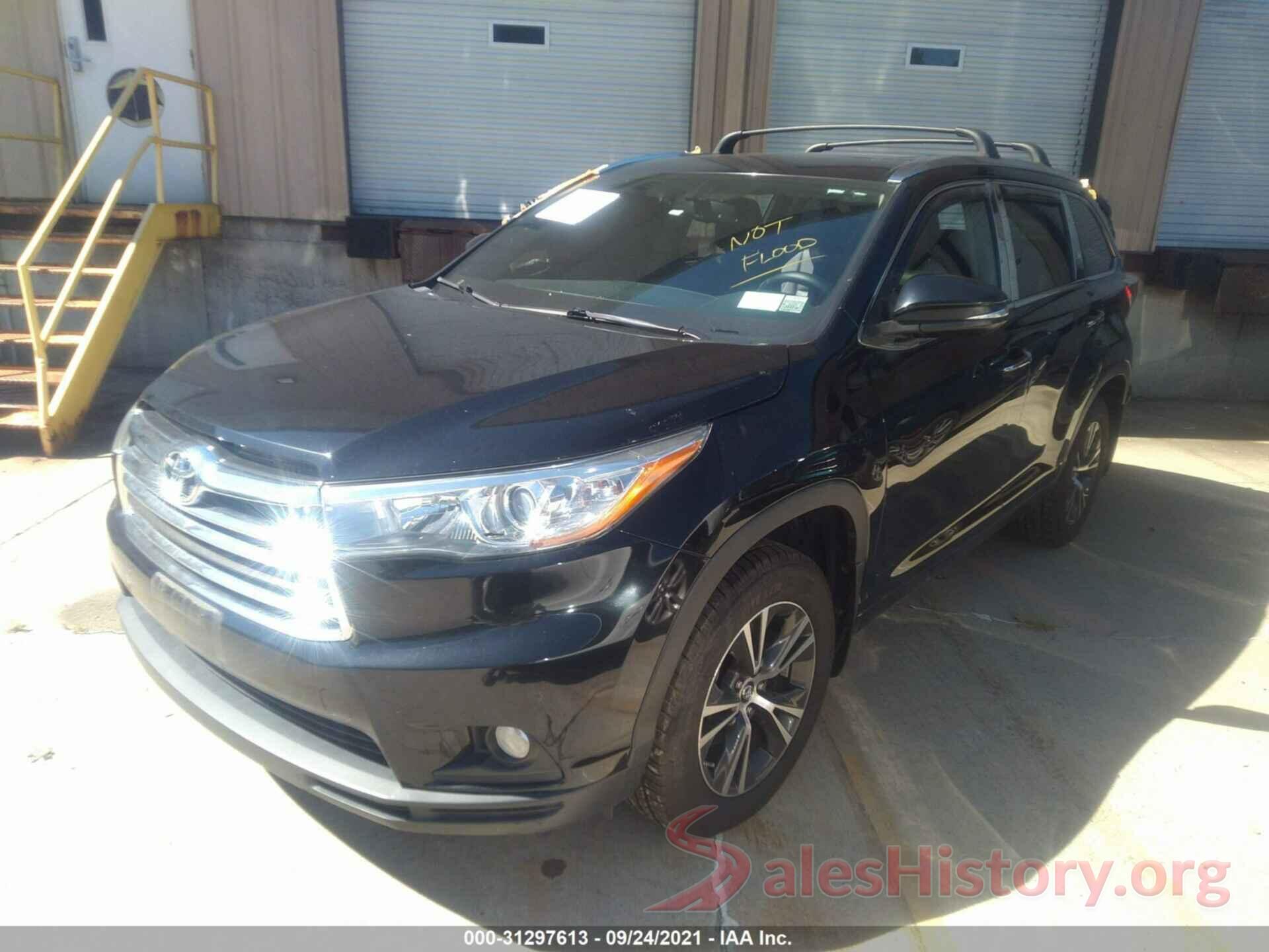 5TDJKRFH7GS285237 2016 TOYOTA HIGHLANDER