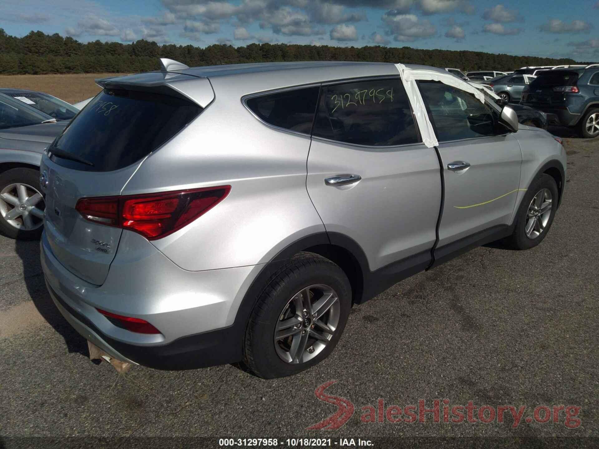 5XYZTDLB9HG393991 2017 HYUNDAI SANTA FE SPORT