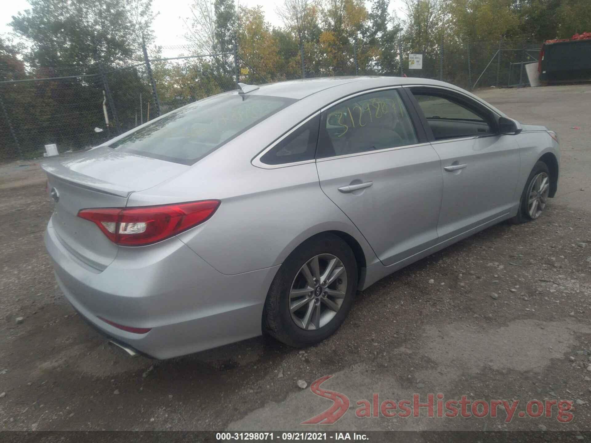 5NPE24AF3GH294985 2016 HYUNDAI SONATA