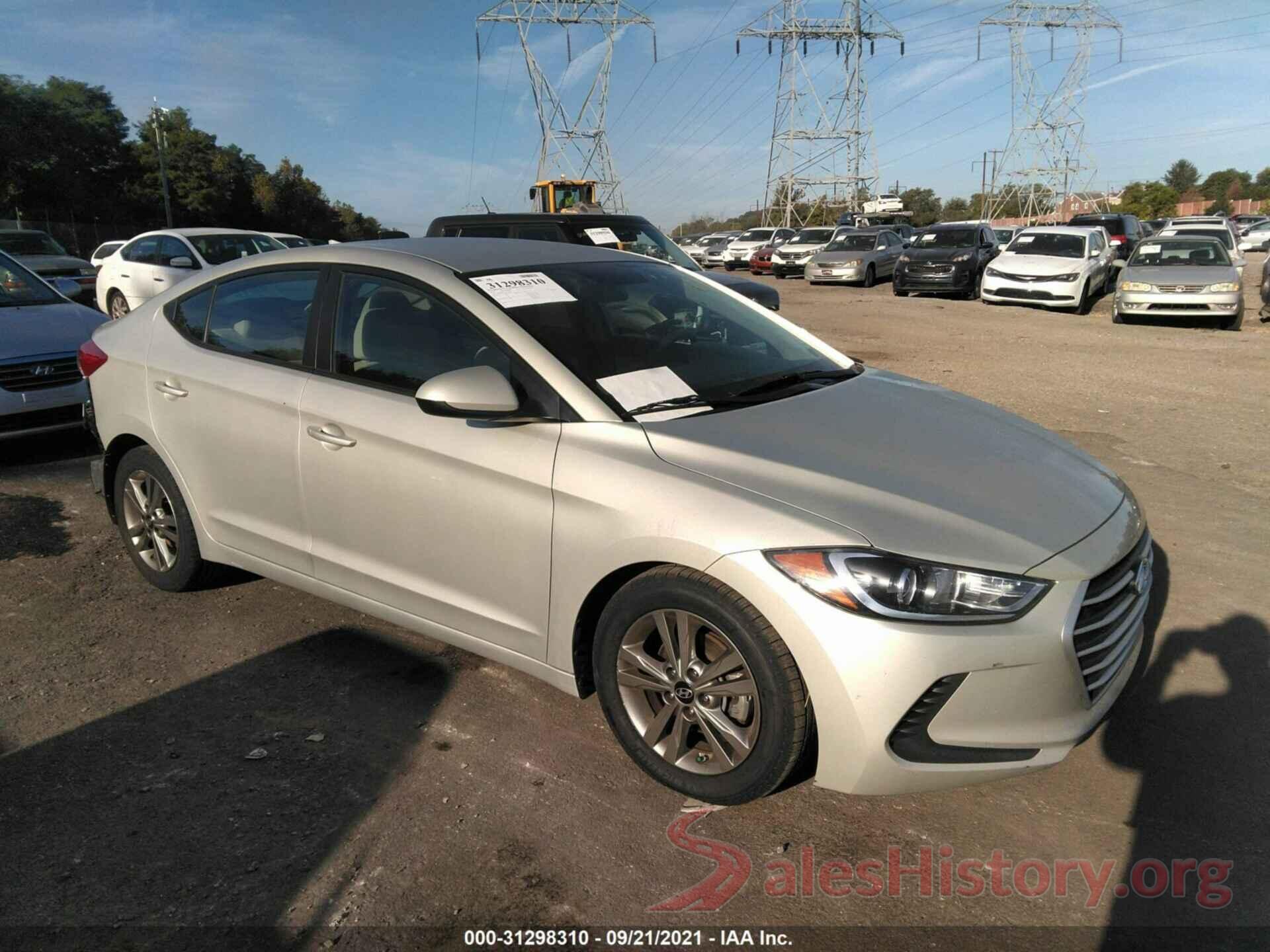 5NPD84LF1JH344037 2018 HYUNDAI ELANTRA