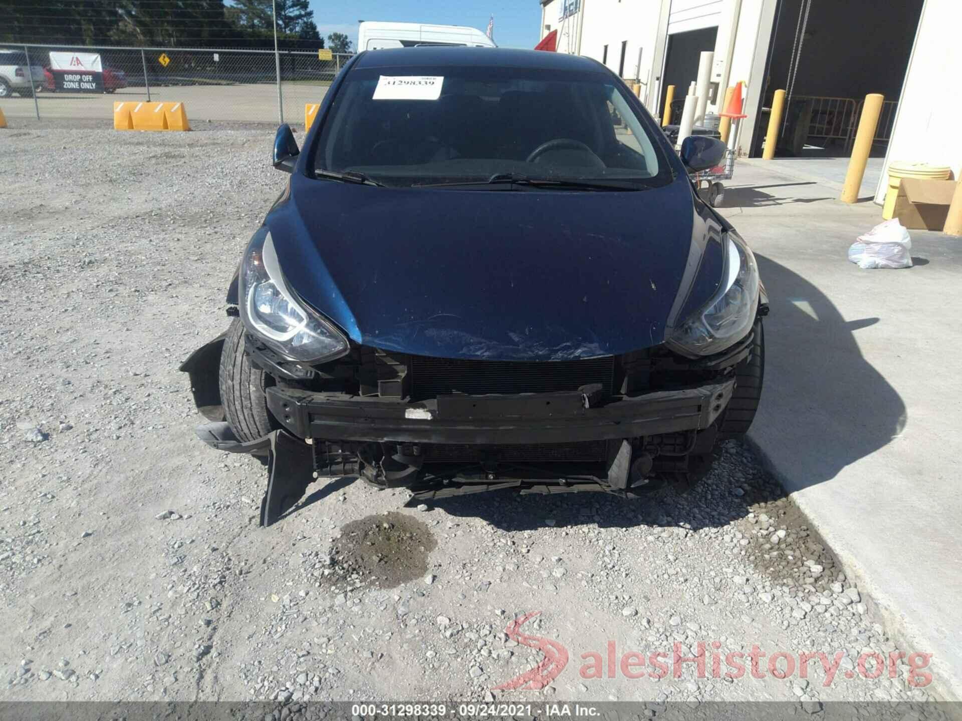 5NPDH4AE5GH727840 2016 HYUNDAI ELANTRA