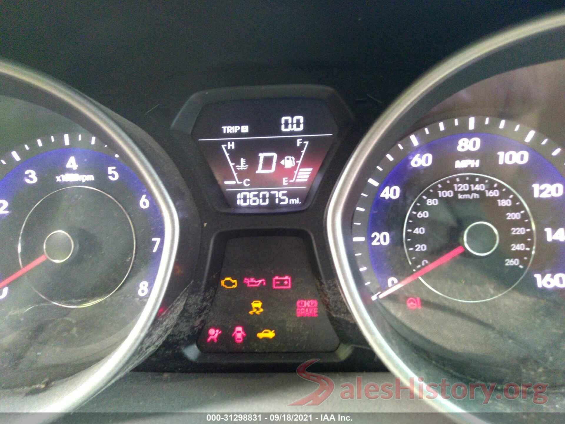 5NPDH4AE1GH787260 2016 HYUNDAI ELANTRA