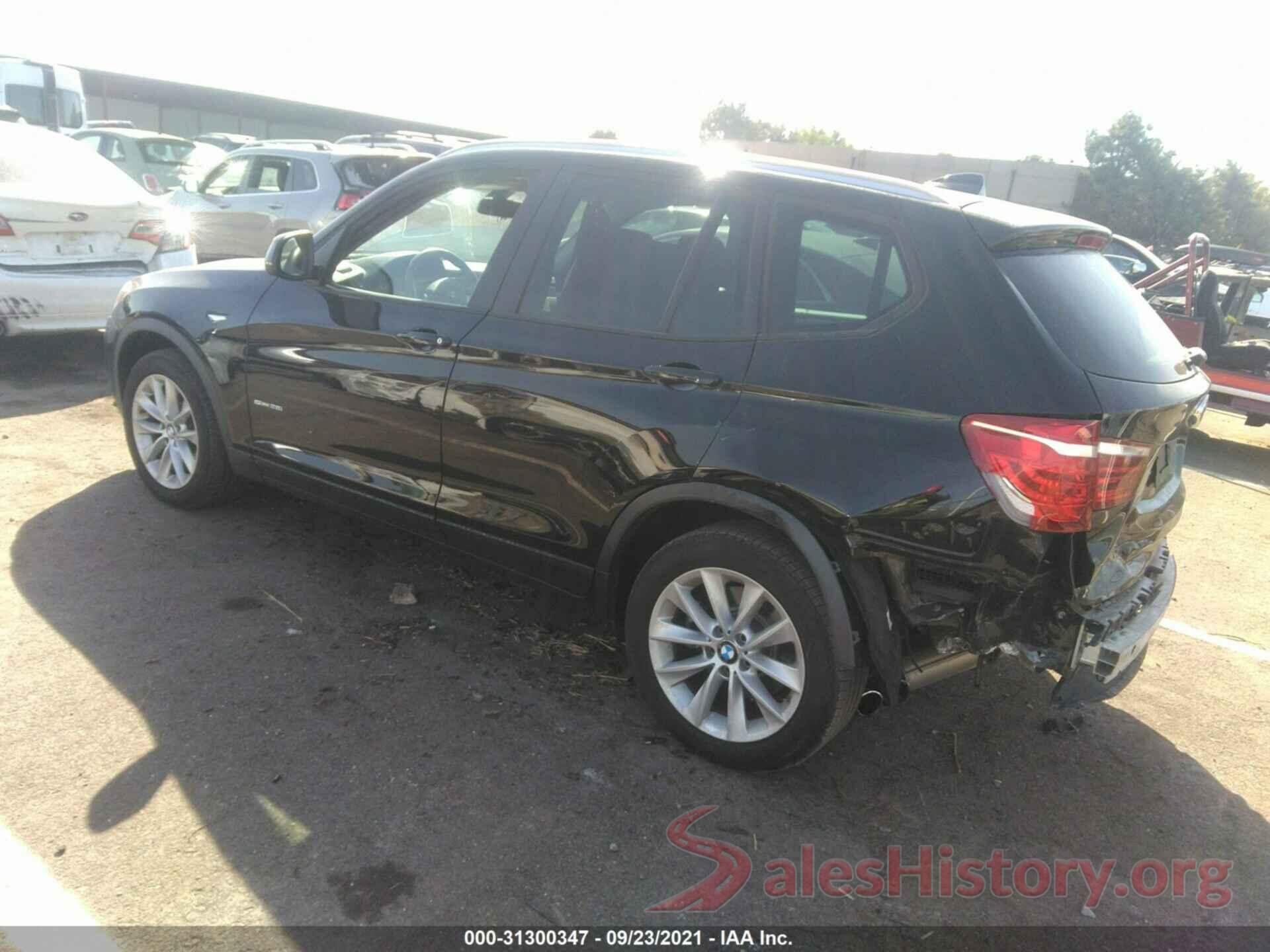 5UXWZ7C35H0V94481 2017 BMW X3