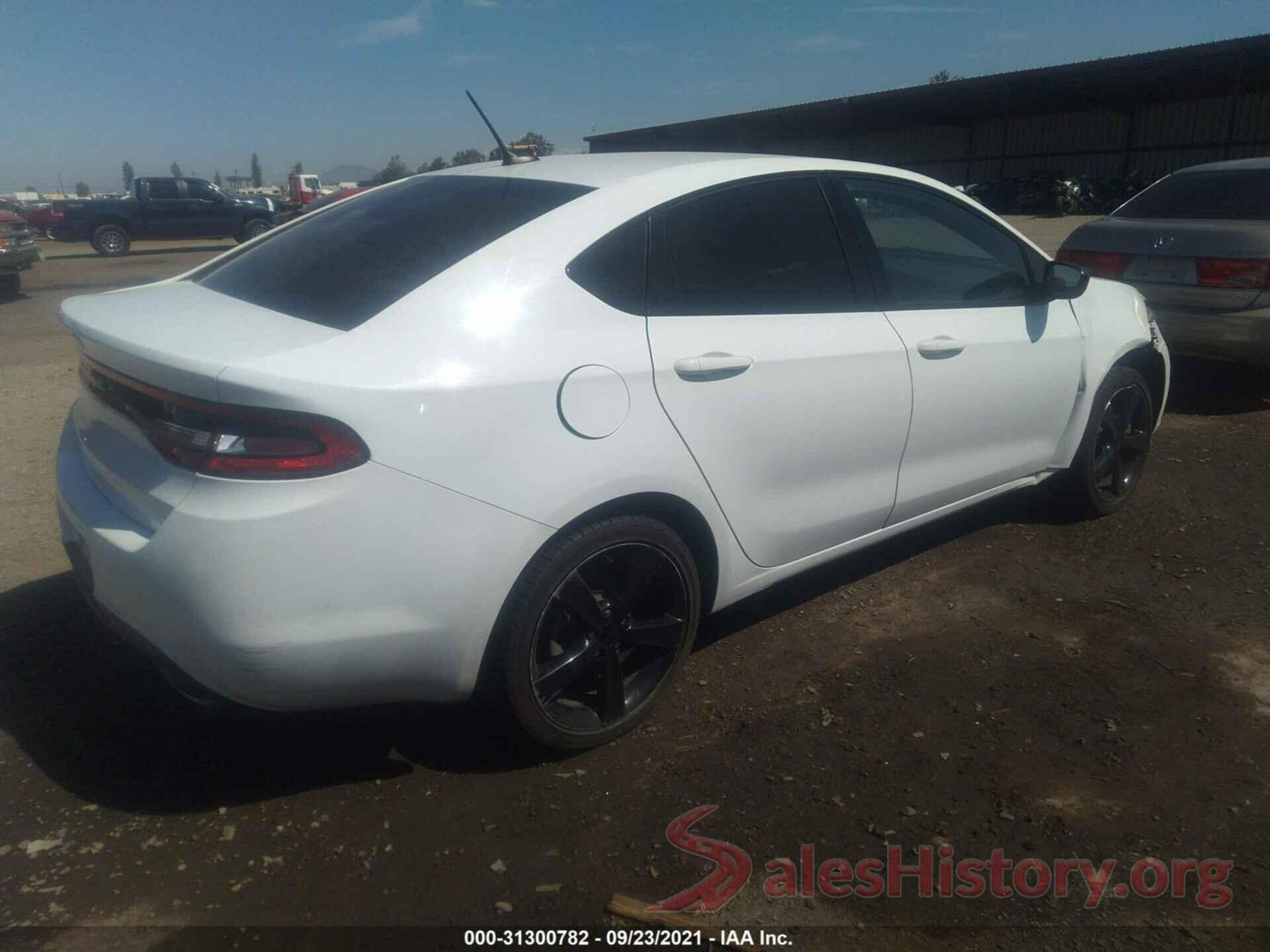 1C3CDFBB2GD541058 2016 DODGE DART