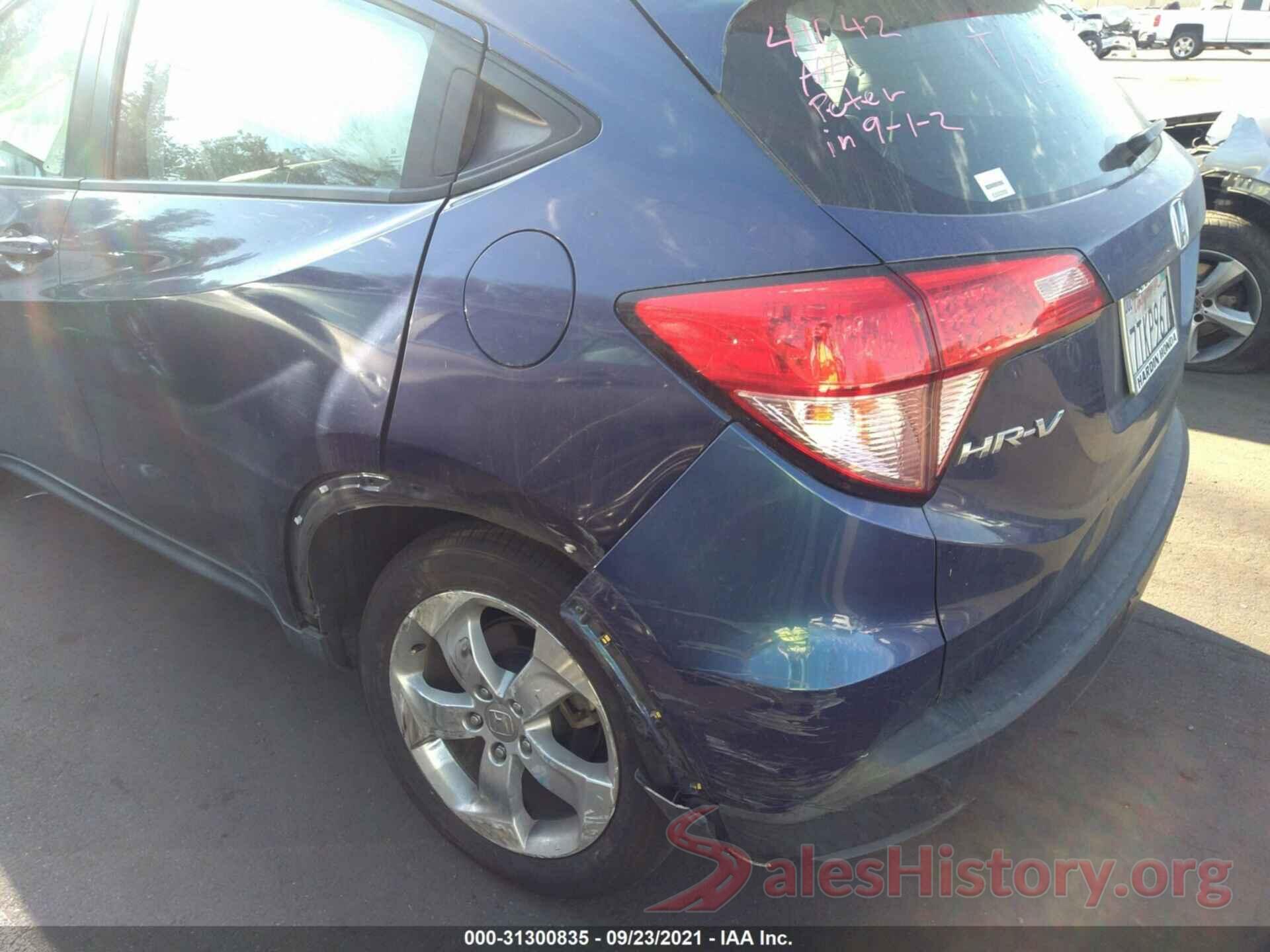 3CZRU5H38GM740095 2016 HONDA HR-V