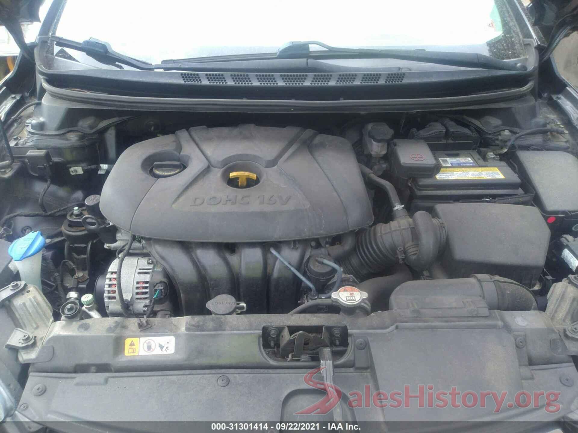 5NPDH4AE1GH698417 2016 HYUNDAI ELANTRA