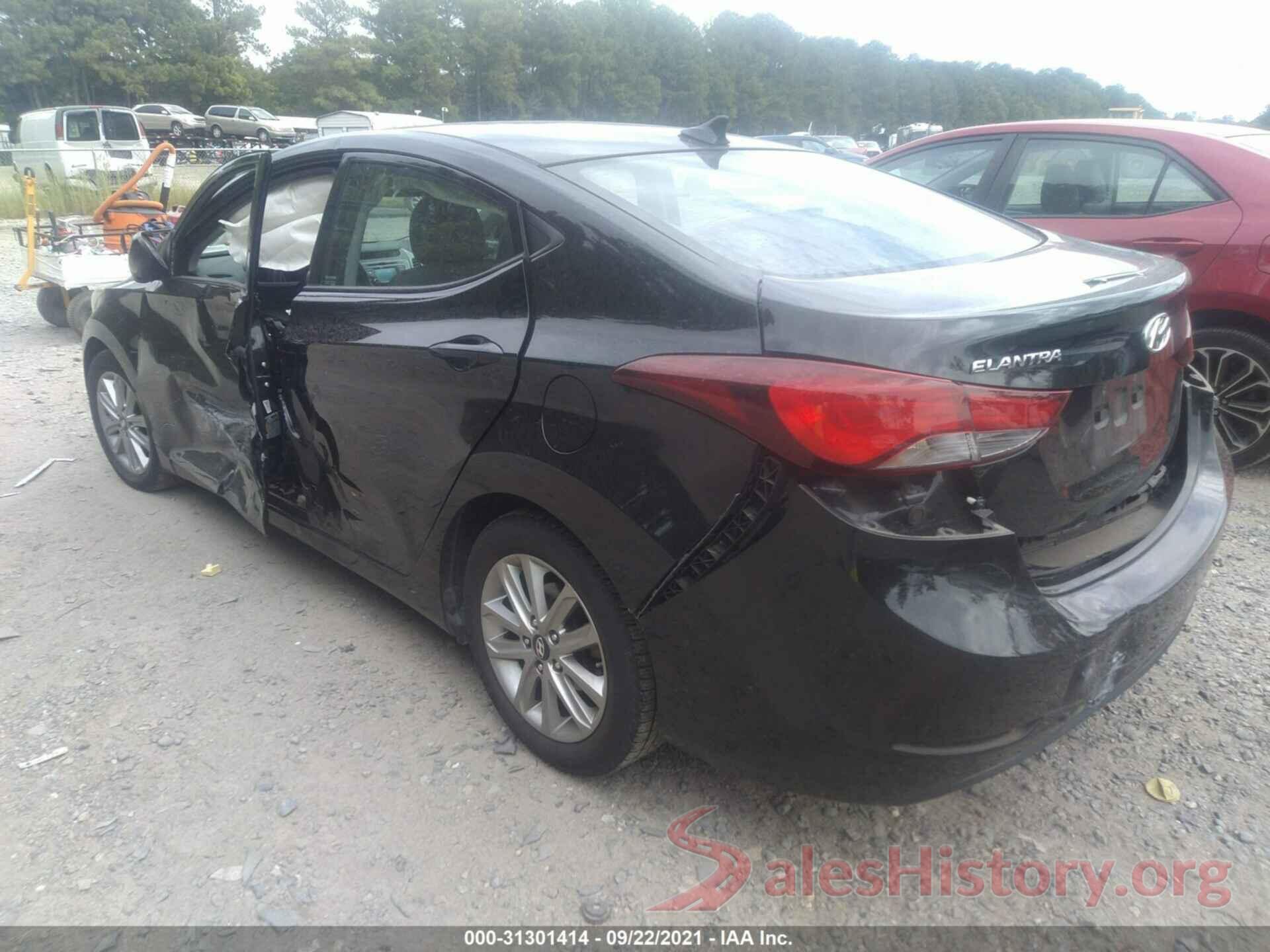 5NPDH4AE1GH698417 2016 HYUNDAI ELANTRA