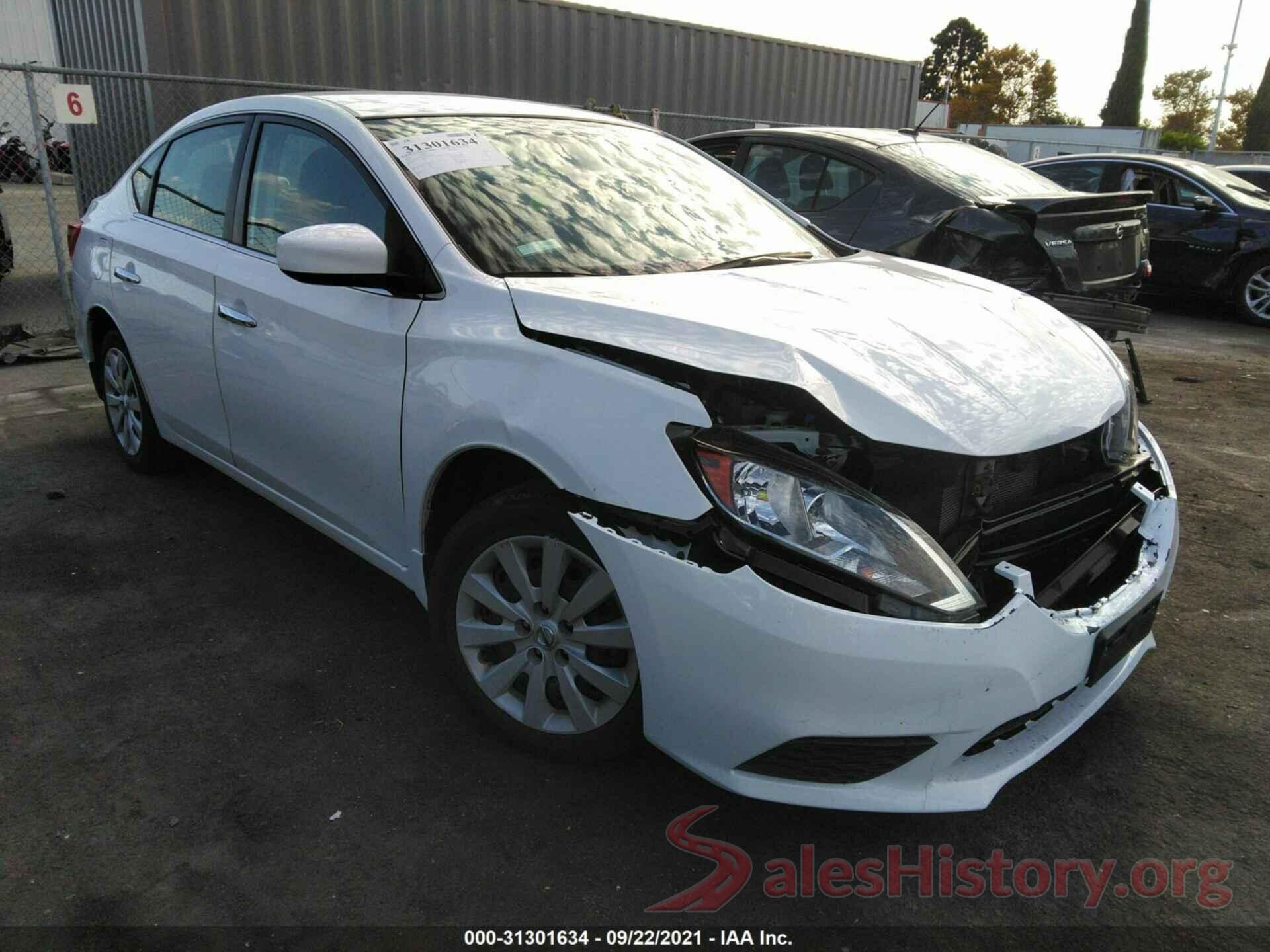 3N1AB7AP7KY258319 2019 NISSAN SENTRA