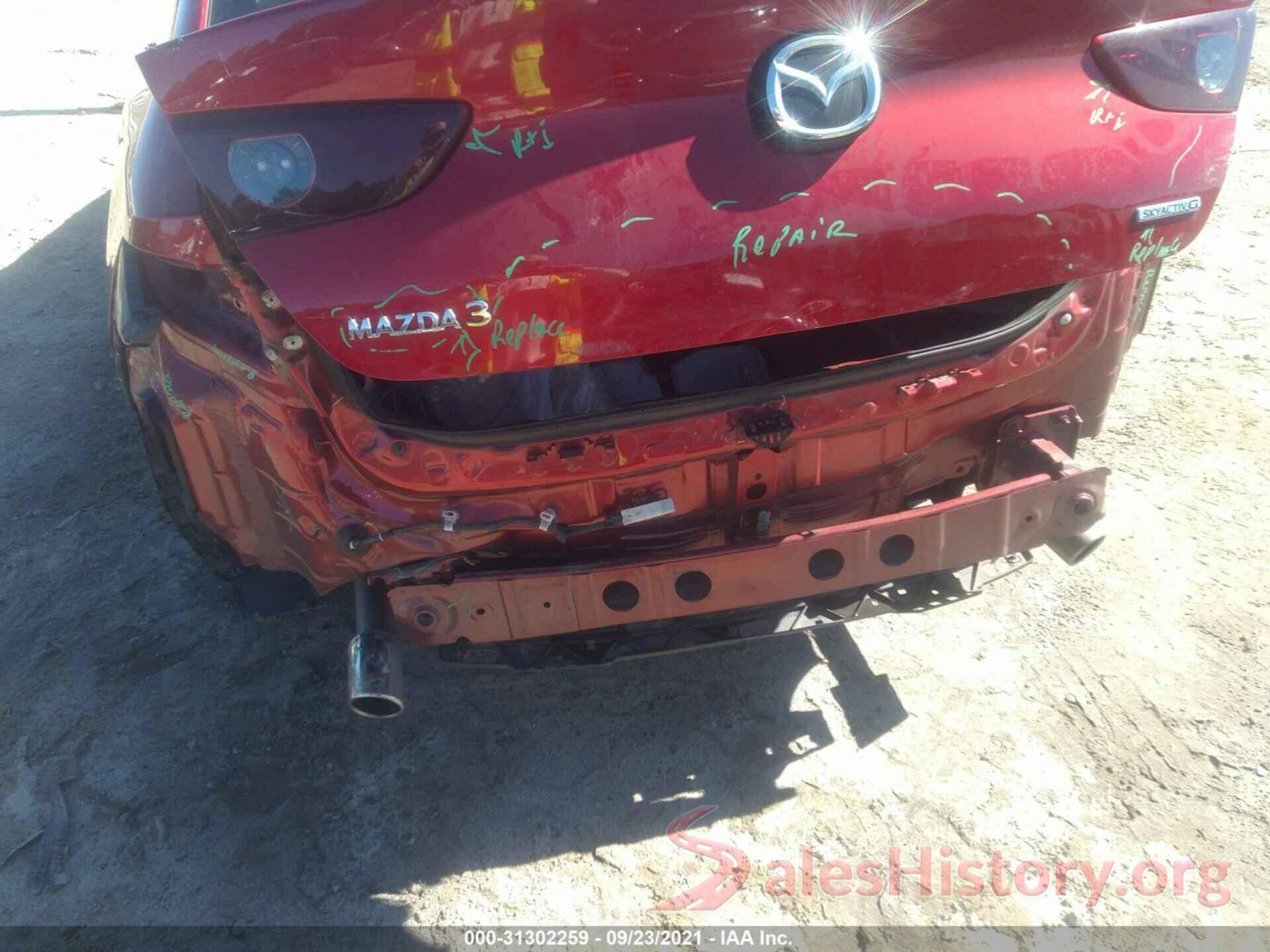 3MZBPAAL5KM108677 2019 MAZDA MAZDA3 SEDAN