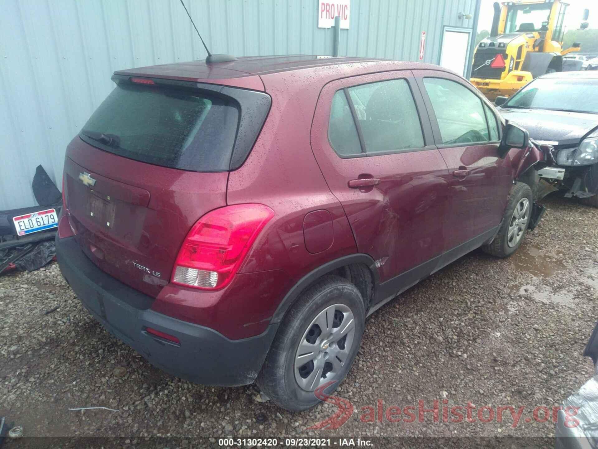 3GNCJKSB8GL224982 2016 CHEVROLET TRAX