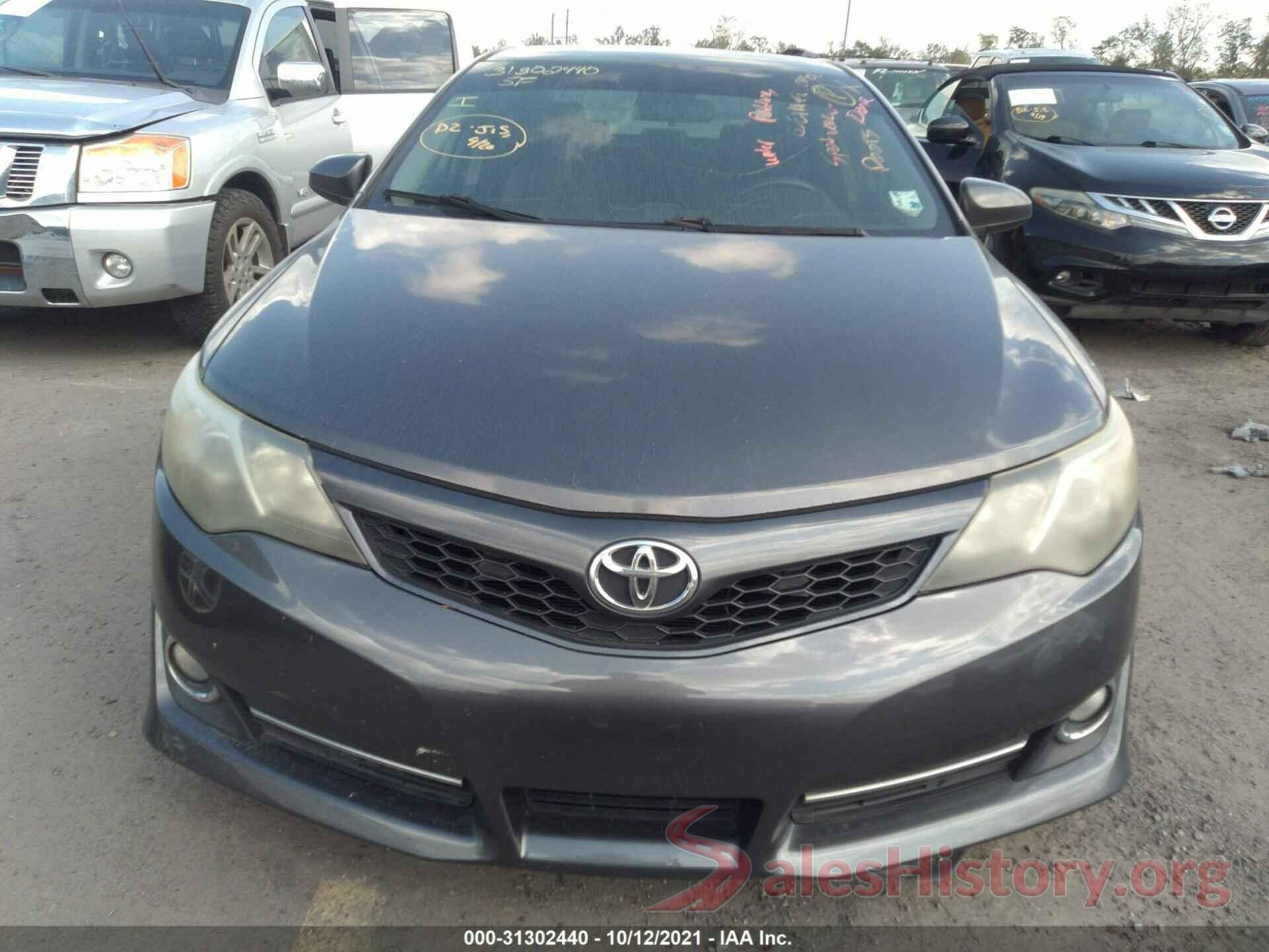 4T1BF1FK1CU166462 2012 TOYOTA CAMRY